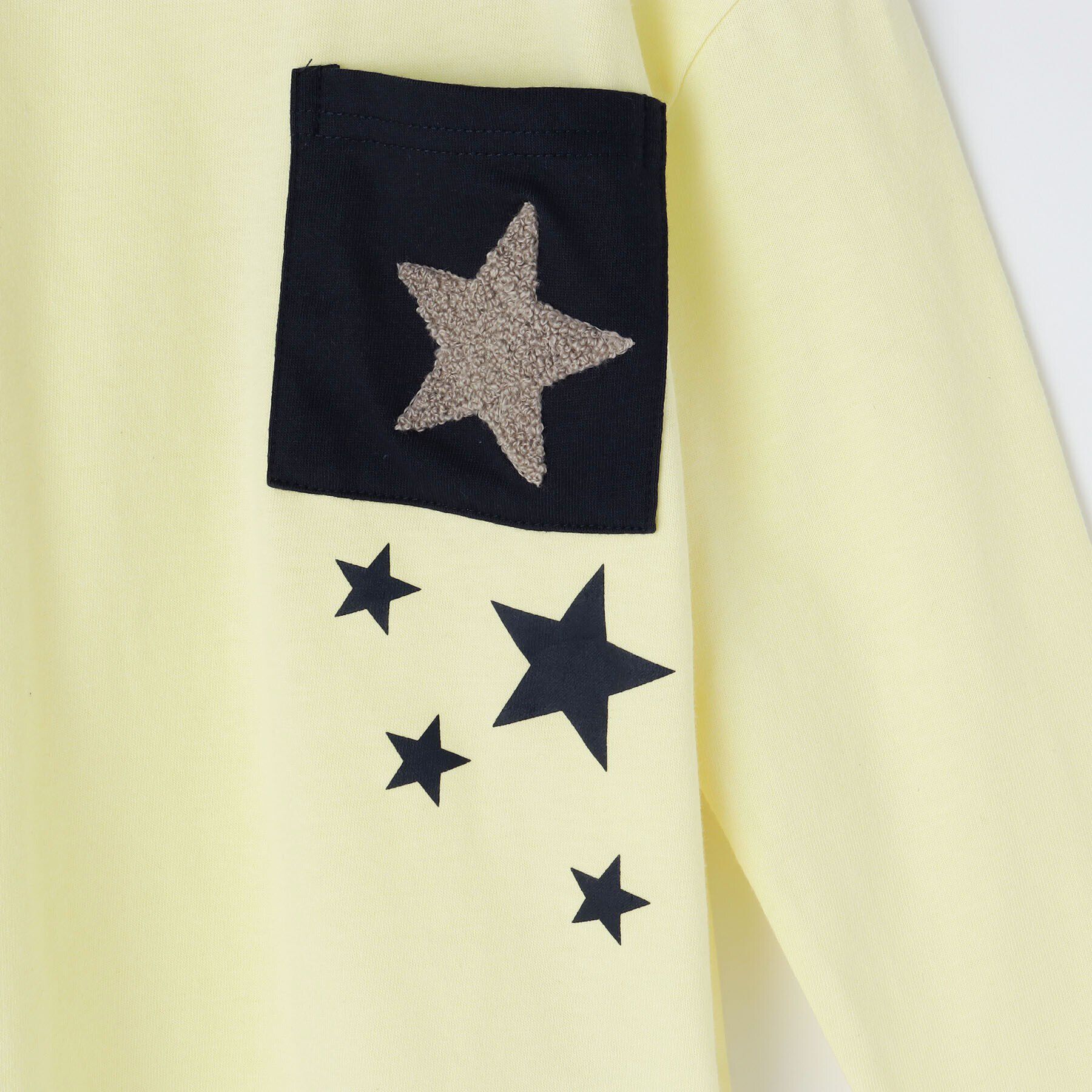 THE SHOP TK「【110-150】星サガラポケット長袖Tシャツ/洗濯機OK」|Tシャツ・カットソー|