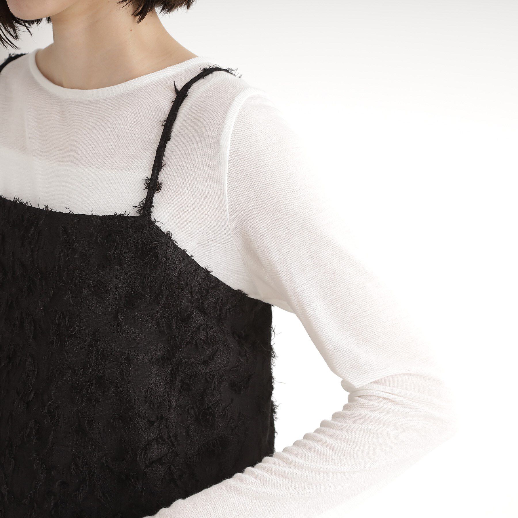 THE SHOP TK「シアーフライスセットビスチェ【洗える】」|その他|