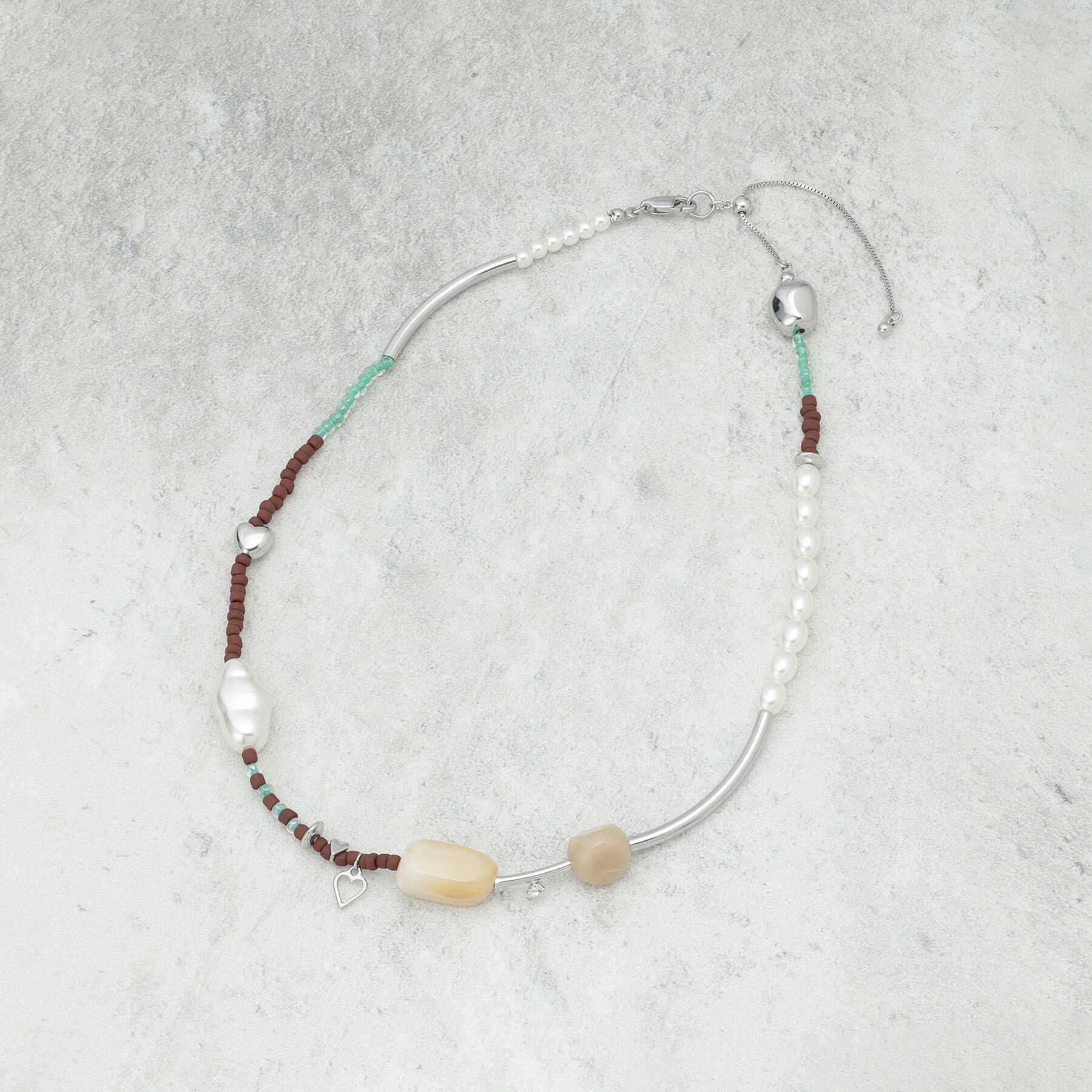 THE SHOP TK「カラフルストーンネックレス」|ネックレス|