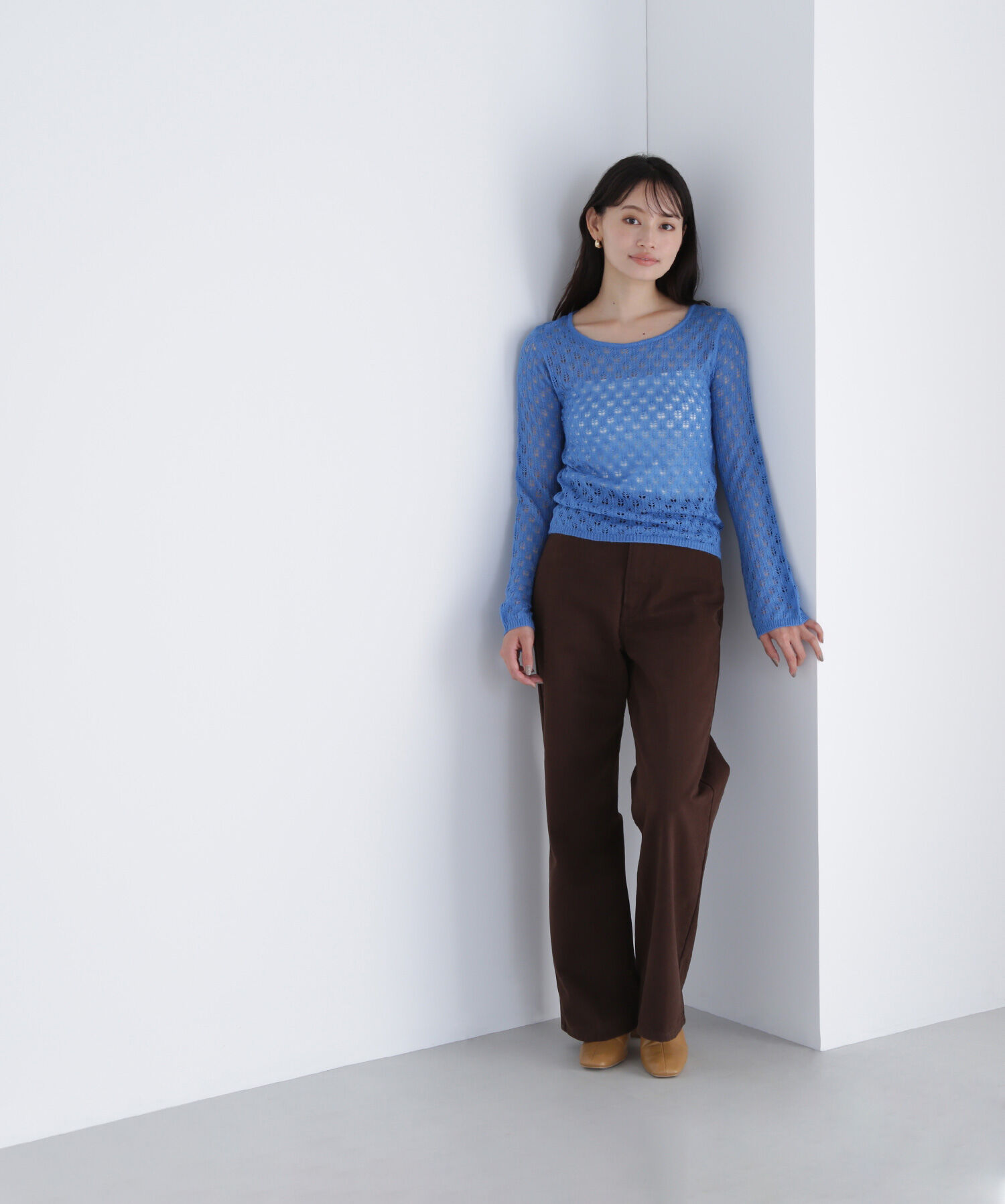  「レースニットプルオーバー」|ニット・セーター|