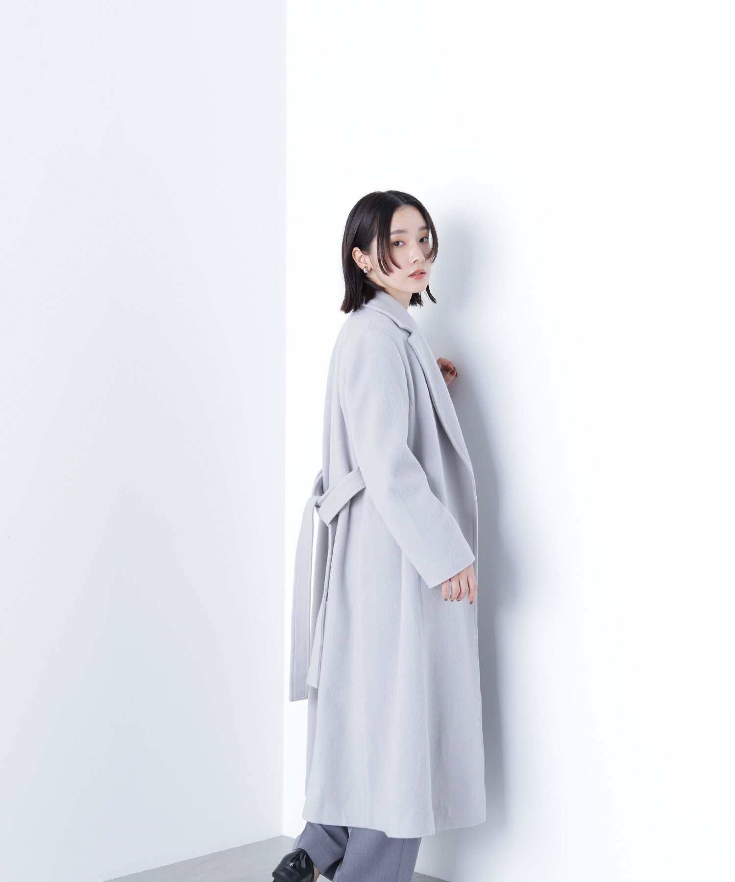  「テーラーベルテッドロングコート」|その他|