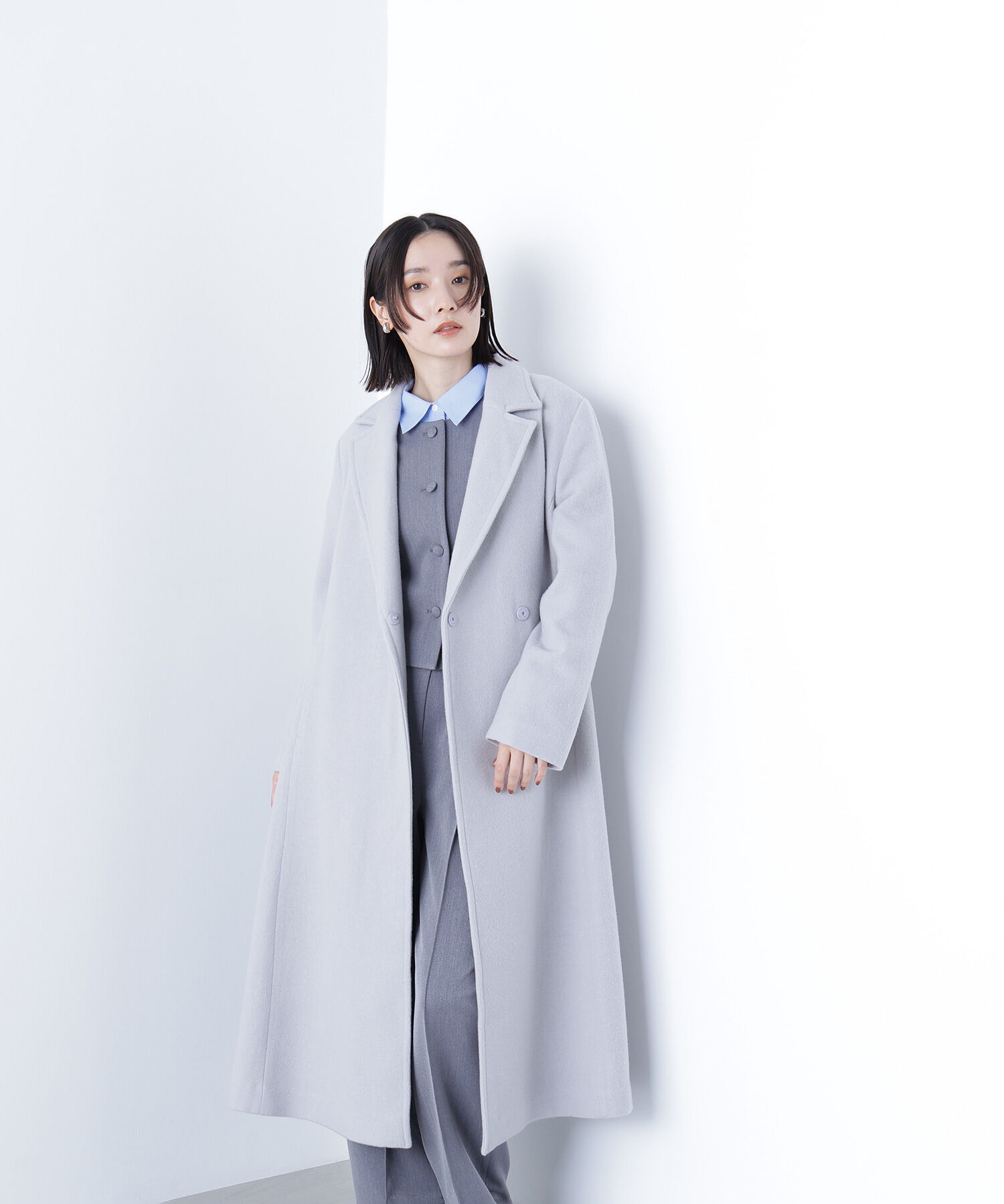  「テーラーベルテッドロングコート」|その他|