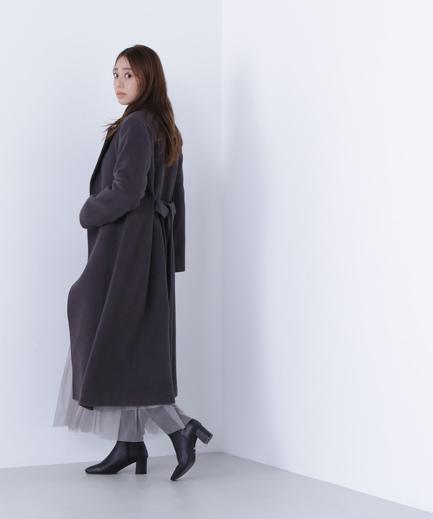  「テーラーベルテッドロングコート」|その他|