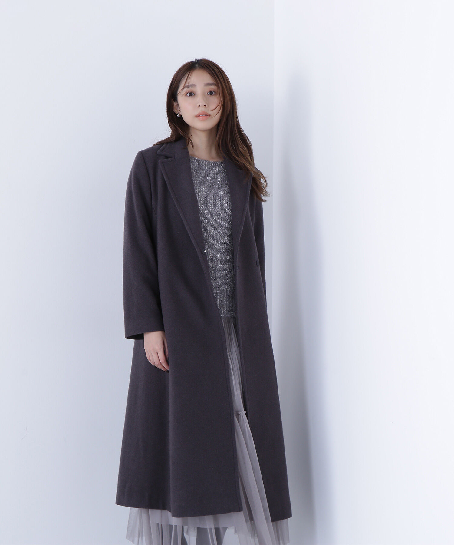  「テーラーベルテッドロングコート」|その他|