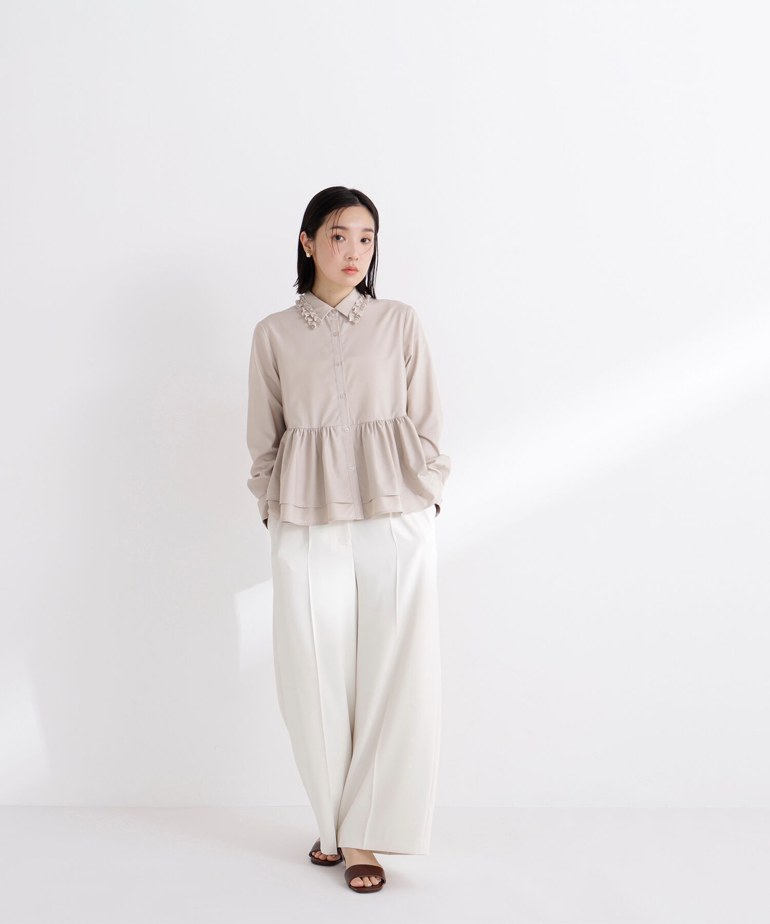  「メタルポイントワイドパンツ」|その他|