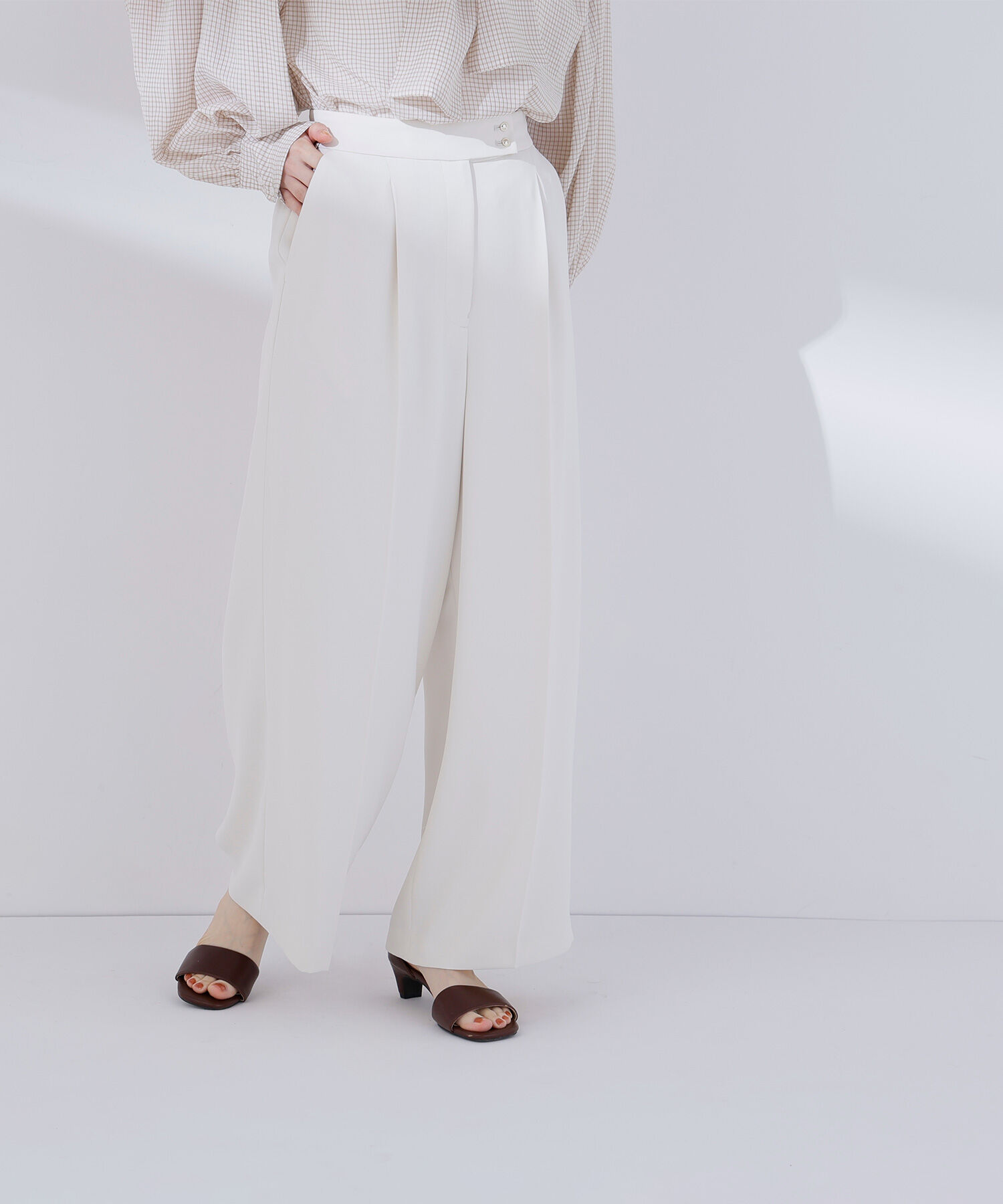  「メタルポイントワイドパンツ」|その他|