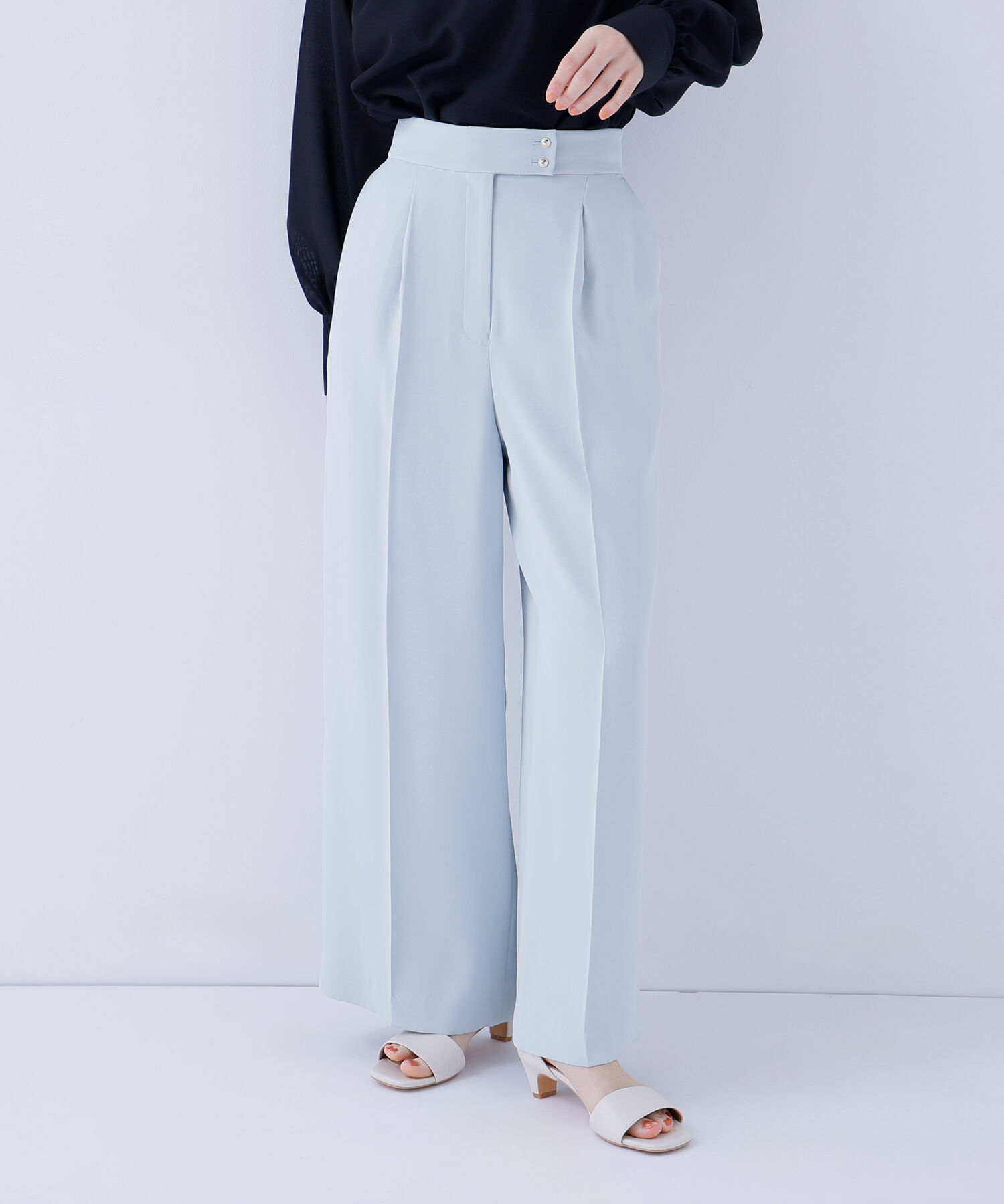  「メタルポイントワイドパンツ」|その他|