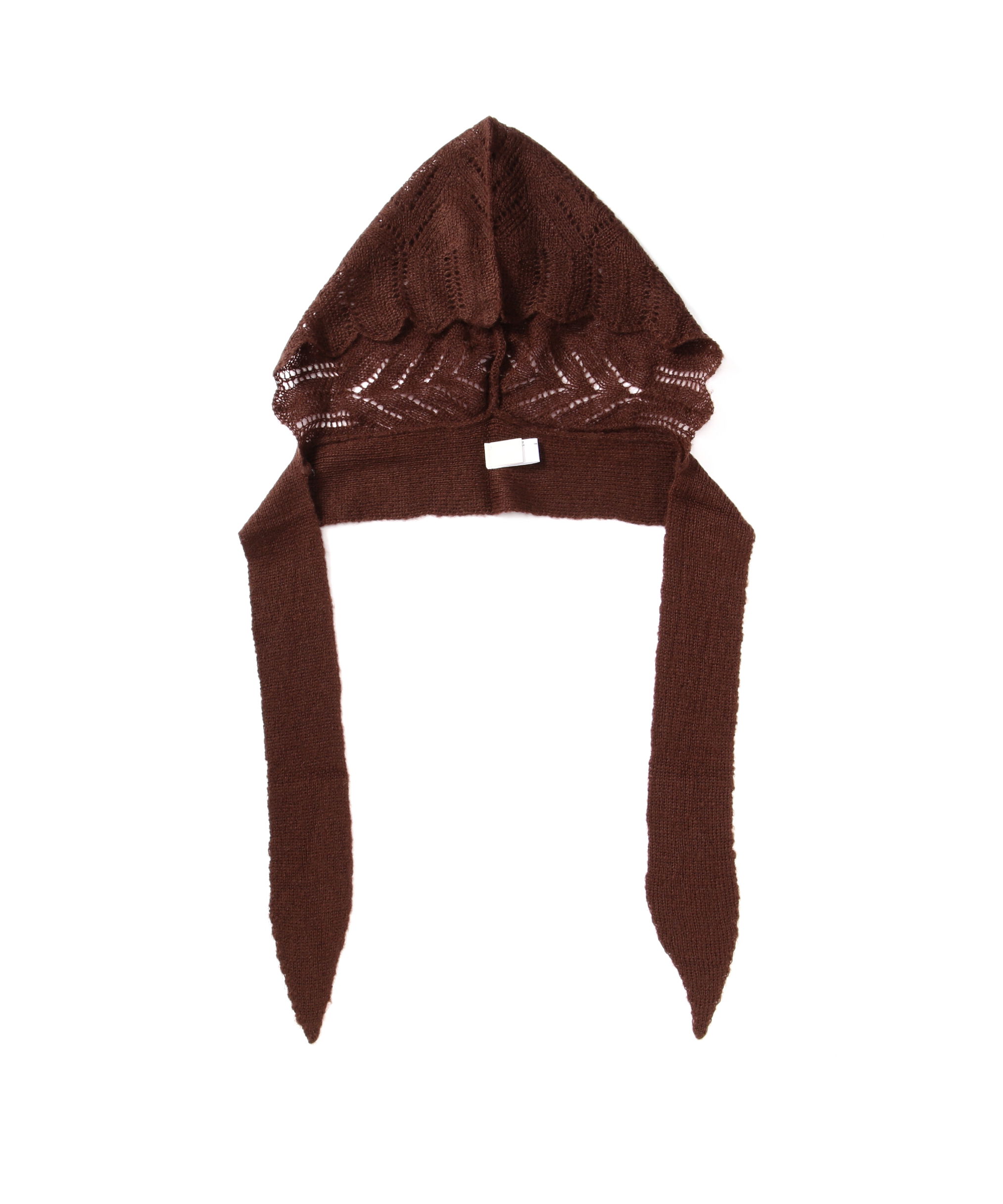  「透かし編みフードマフラー」|ソックス|