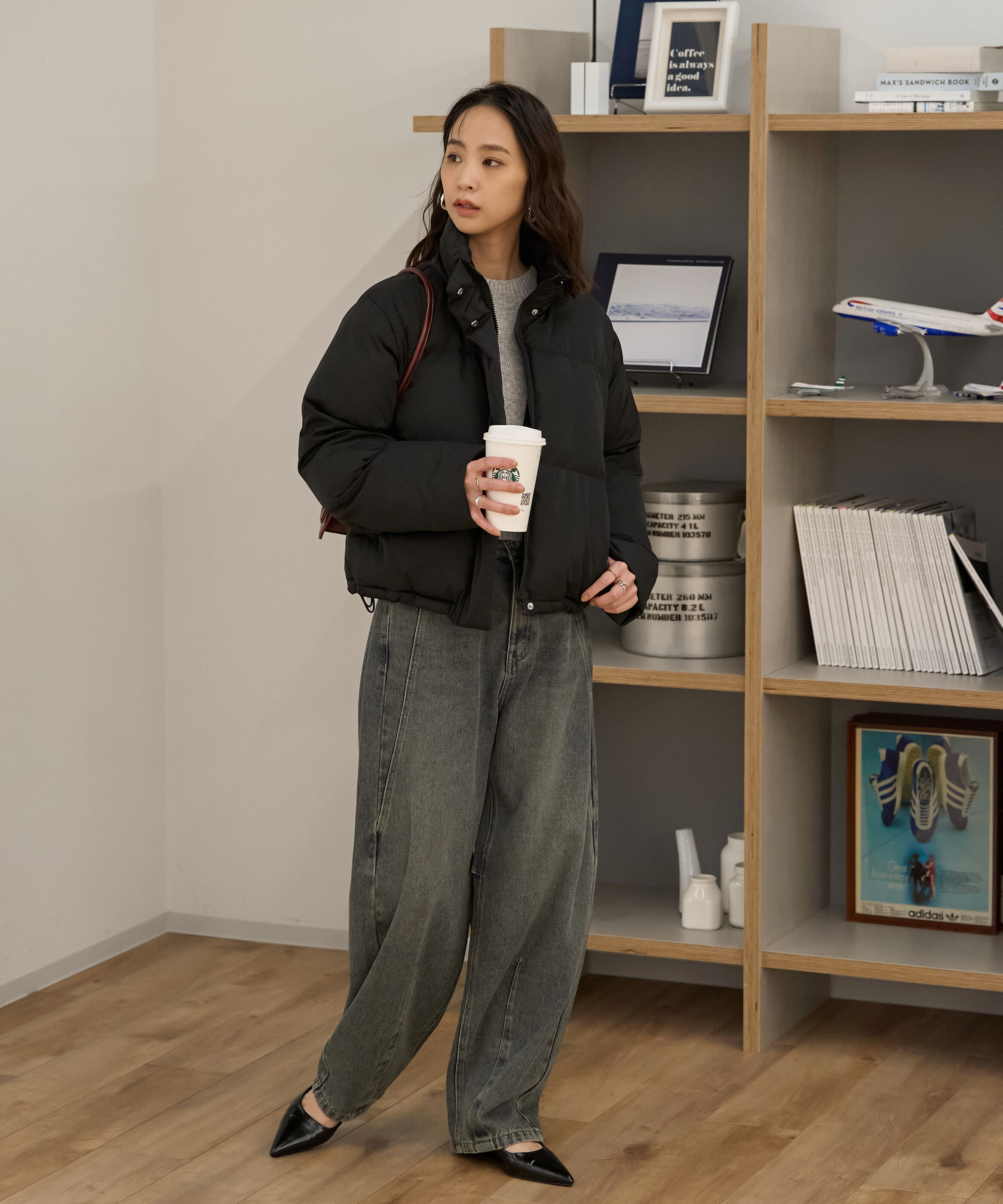  「スタンドショート中綿ブルゾン」|ブルゾン・スタジャン|