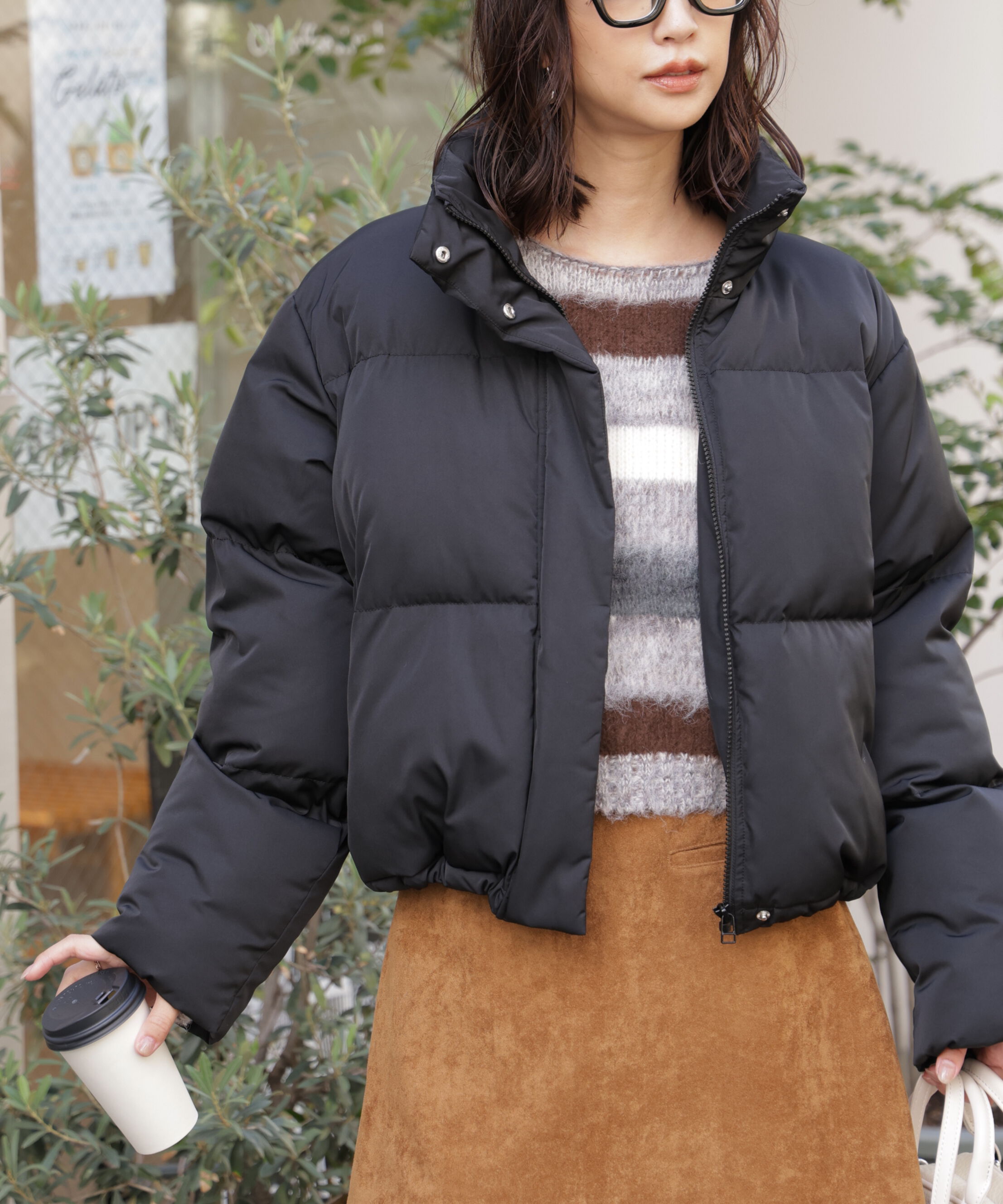  「スタンドショート中綿ブルゾン」|ブルゾン・スタジャン|