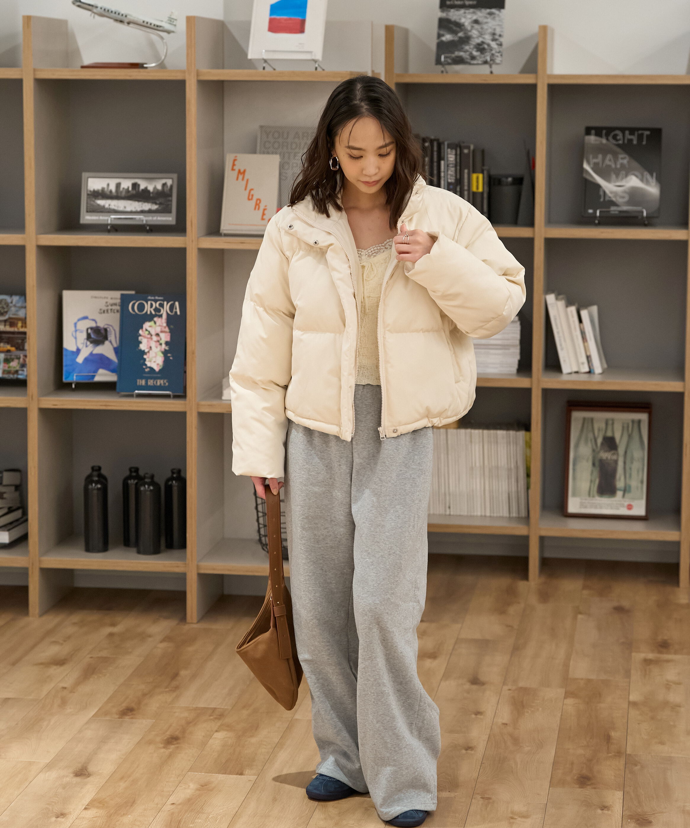  「スタンドショート中綿ブルゾン」|ブルゾン・スタジャン|