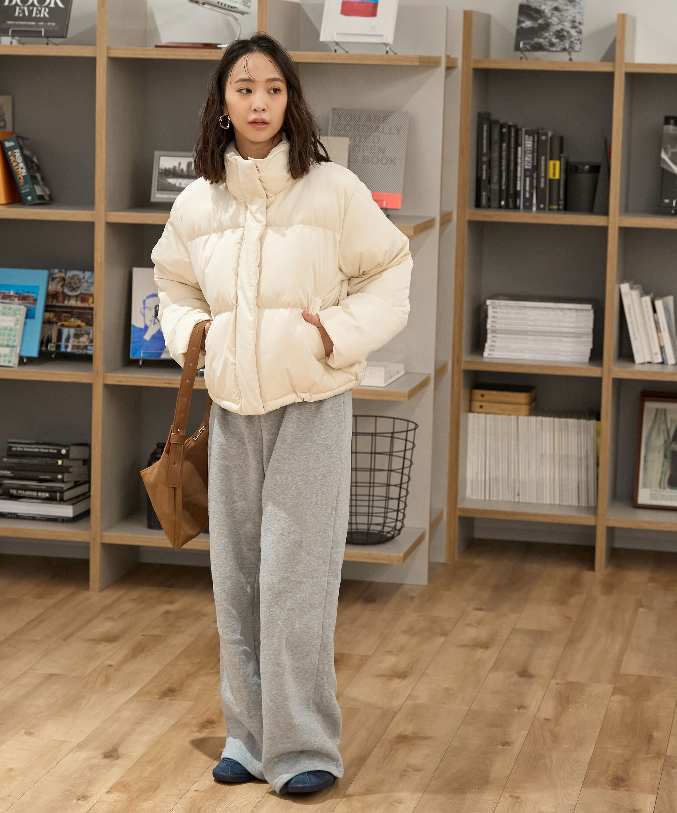  「スタンドショート中綿ブルゾン」|ブルゾン・スタジャン|