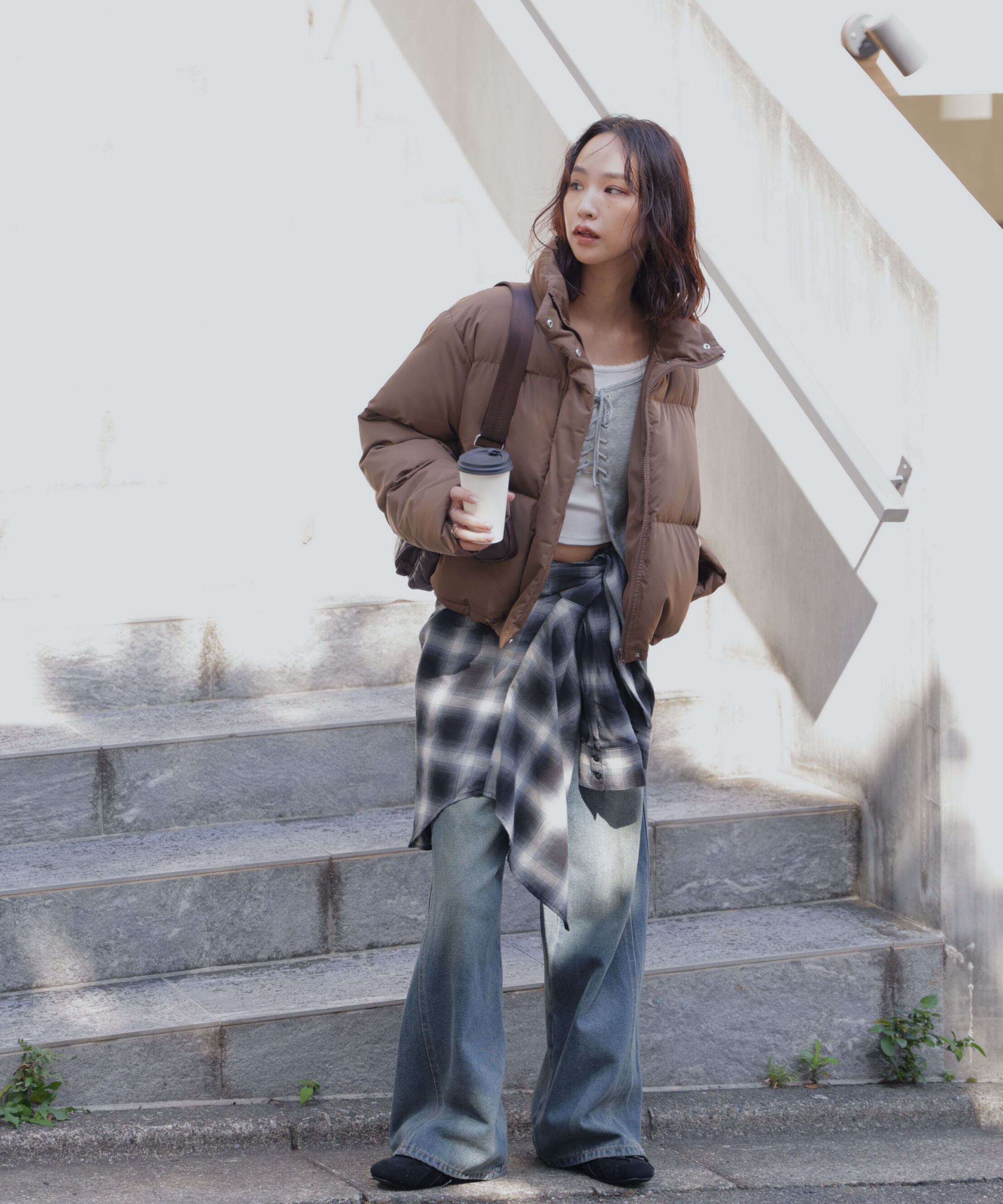  「スタンドショート中綿ブルゾン」|ブルゾン・スタジャン|