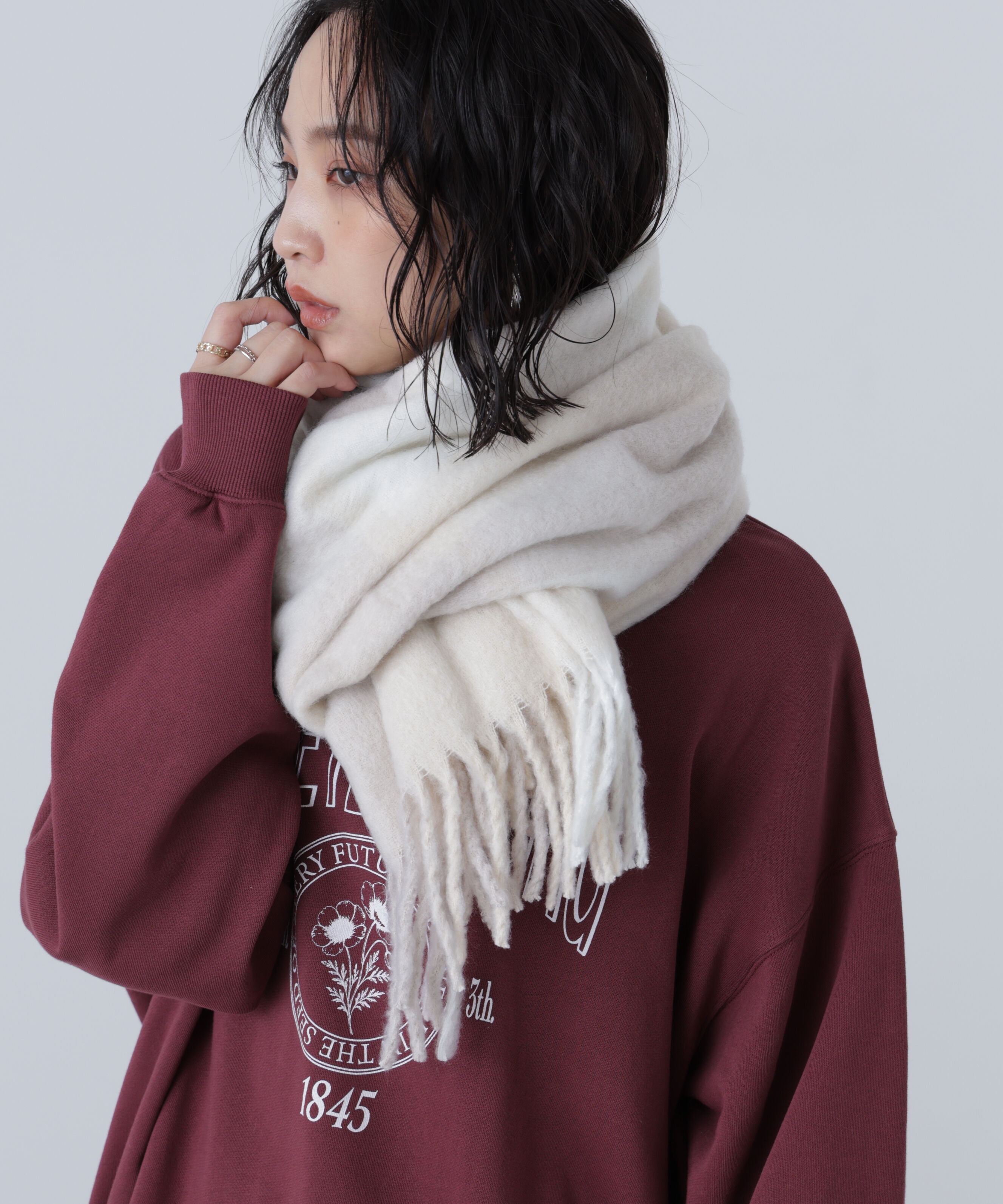  「ライトチェックストール」|ソックス|