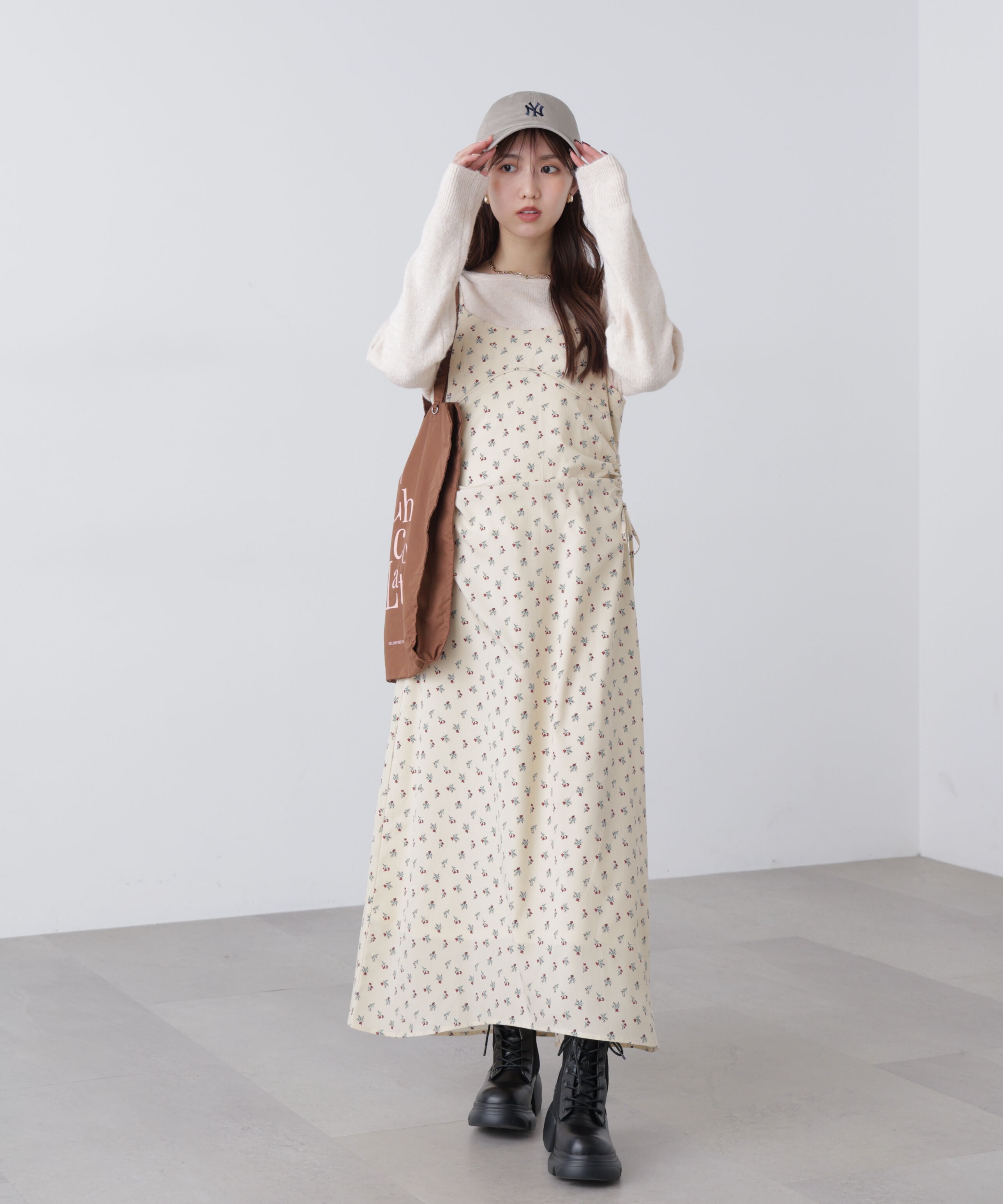  「ホルターネックビスチェセットニット」|ニット・セーター|