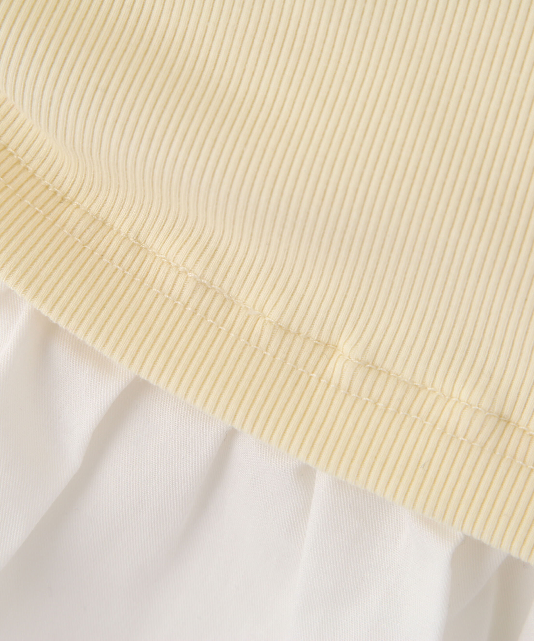  「布帛ドッキングサイドシャーリングカットソー」|Tシャツ・カットソー|