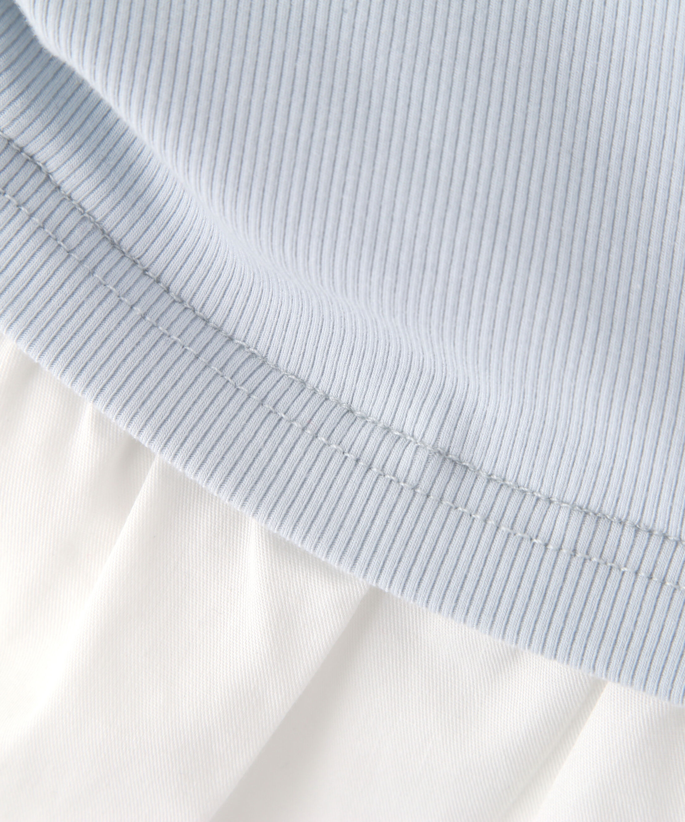  「布帛ドッキングサイドシャーリングカットソー」|Tシャツ・カットソー|