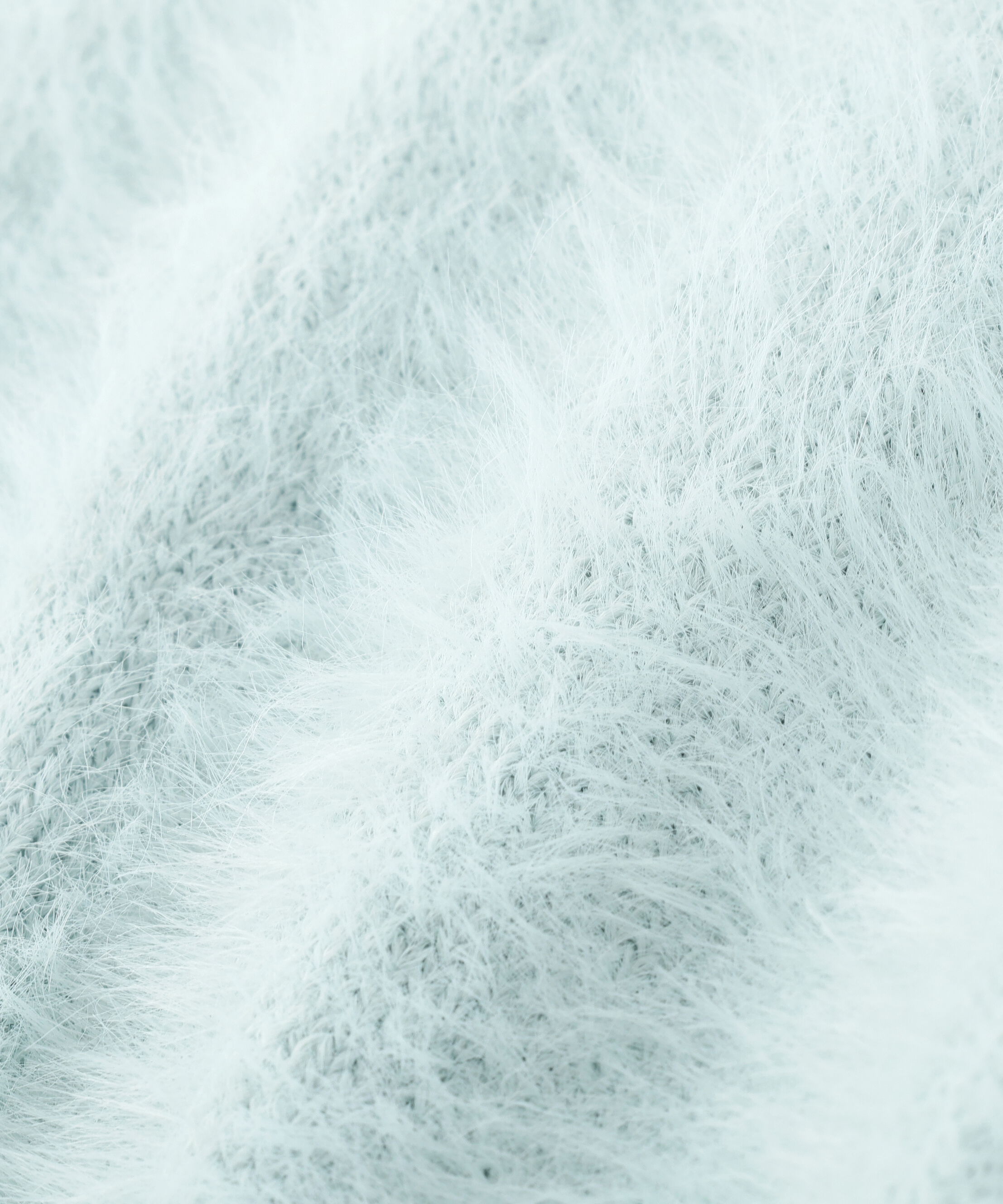  「ロゴ刺繍シャギーニット」|ニット・セーター|