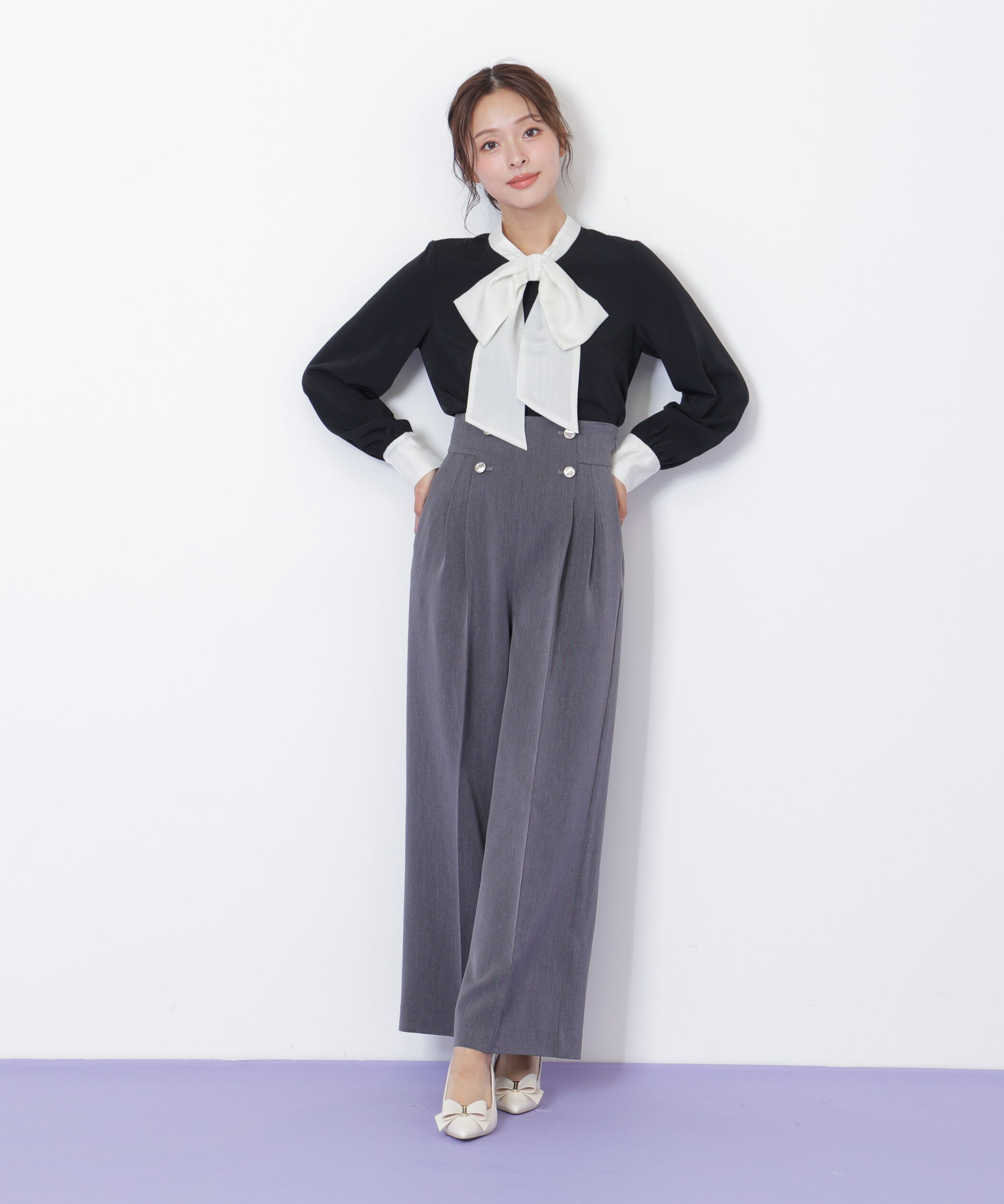  「ビッグボウタイブラウス」|シャツ・ブラウス|