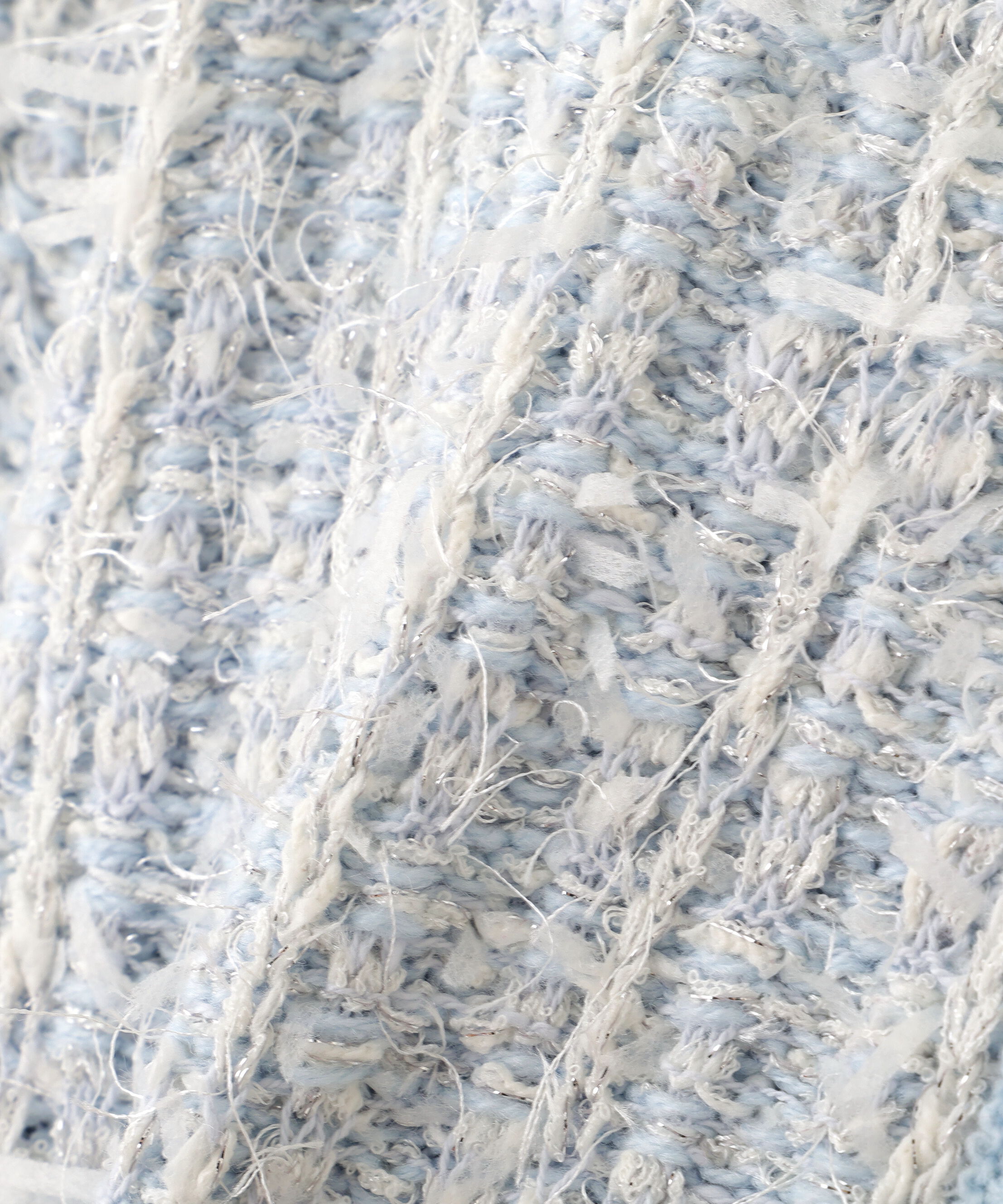  「ラメツイードニットカーディガン」|ニット・セーター|