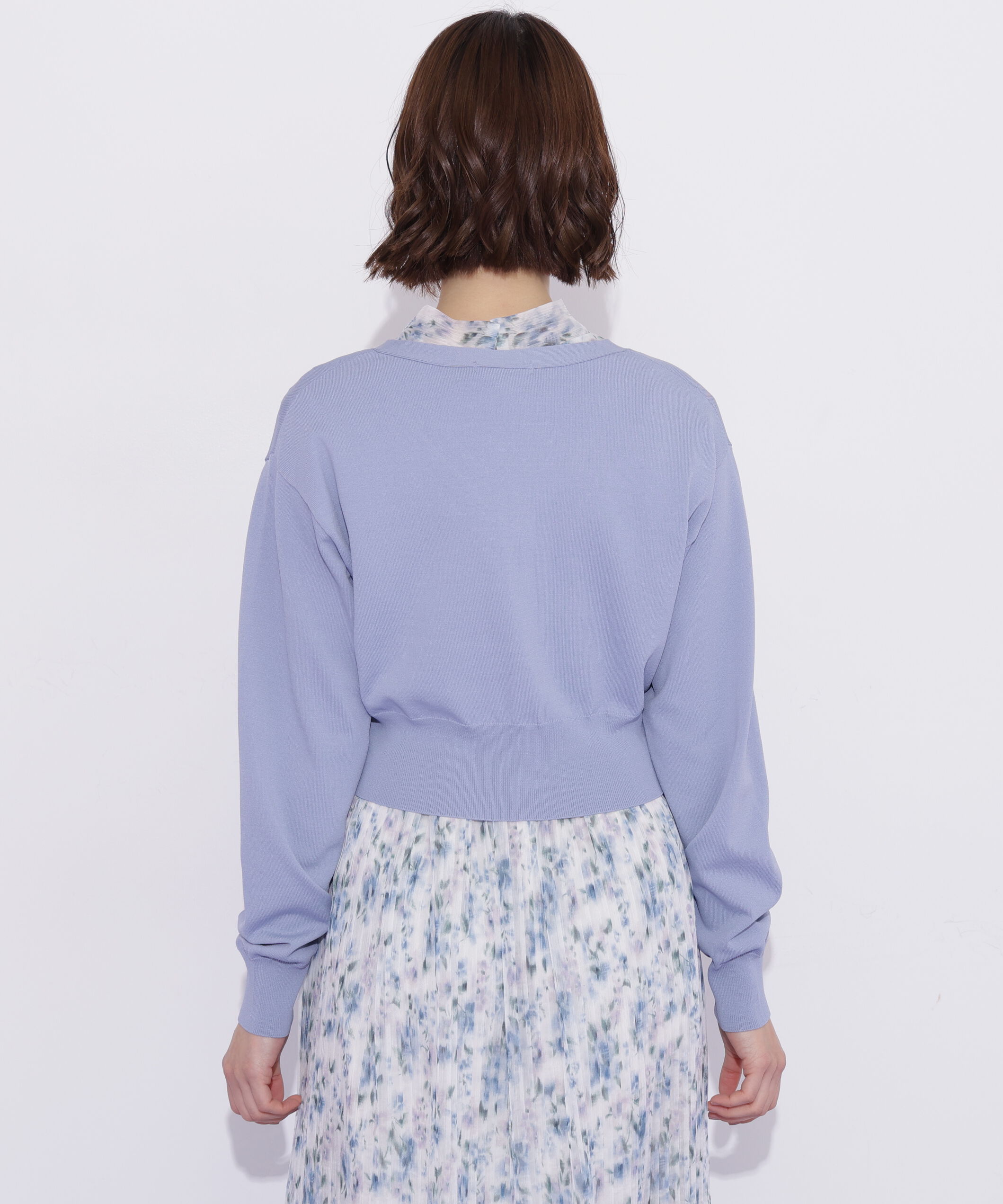  「リンクＪ刺繍UVカーディガン」|ニット・セーター|