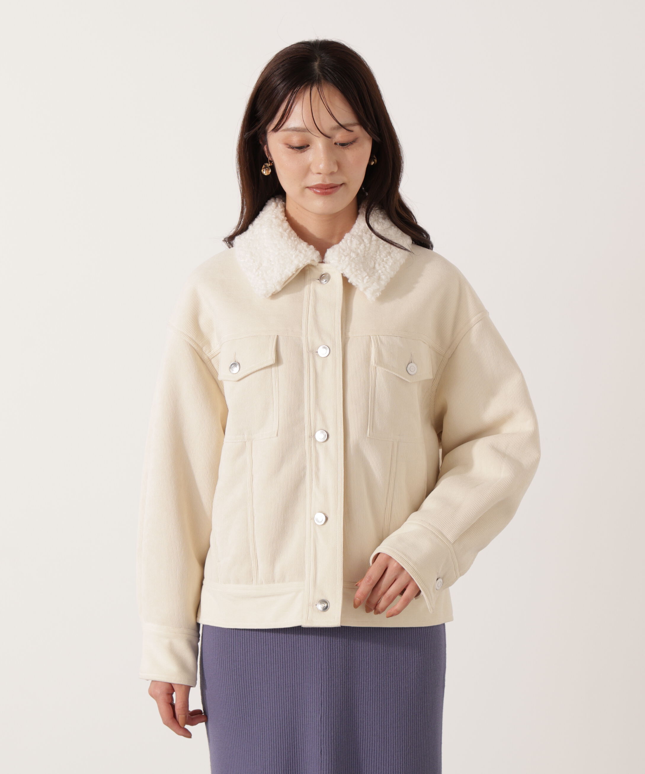 PROPORTION BODY DRESSING「コーデュロイブルゾン 25AW」|ブルゾン・スタジャン|