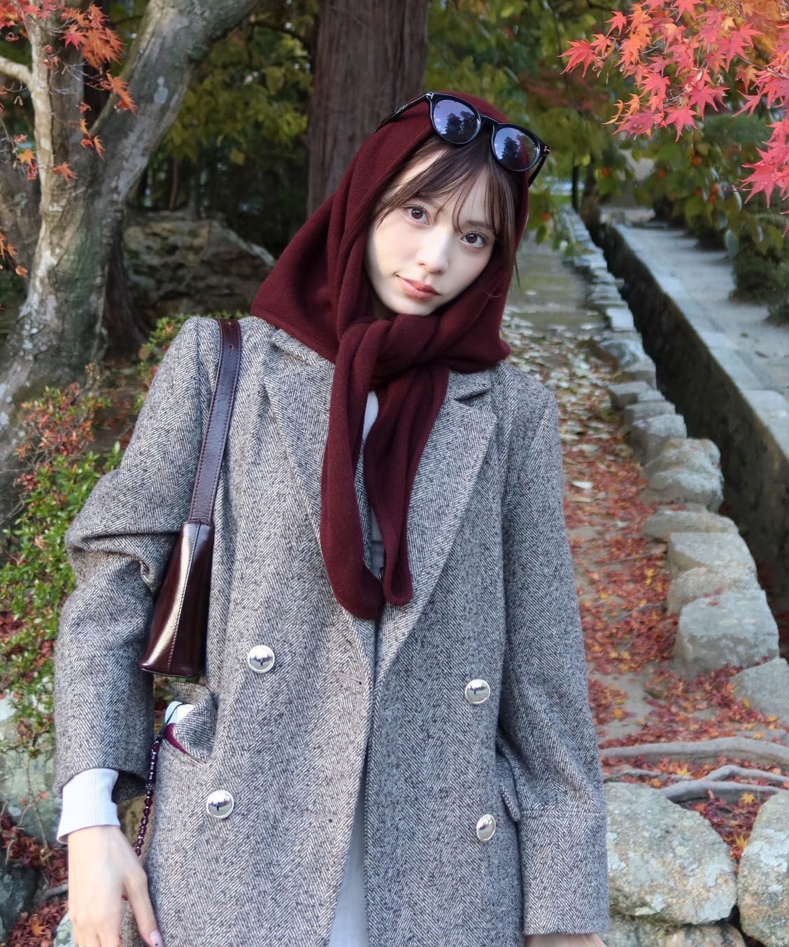 PROPORTION BODY DRESSING「ツイードジャケット」|その他|ブラウン