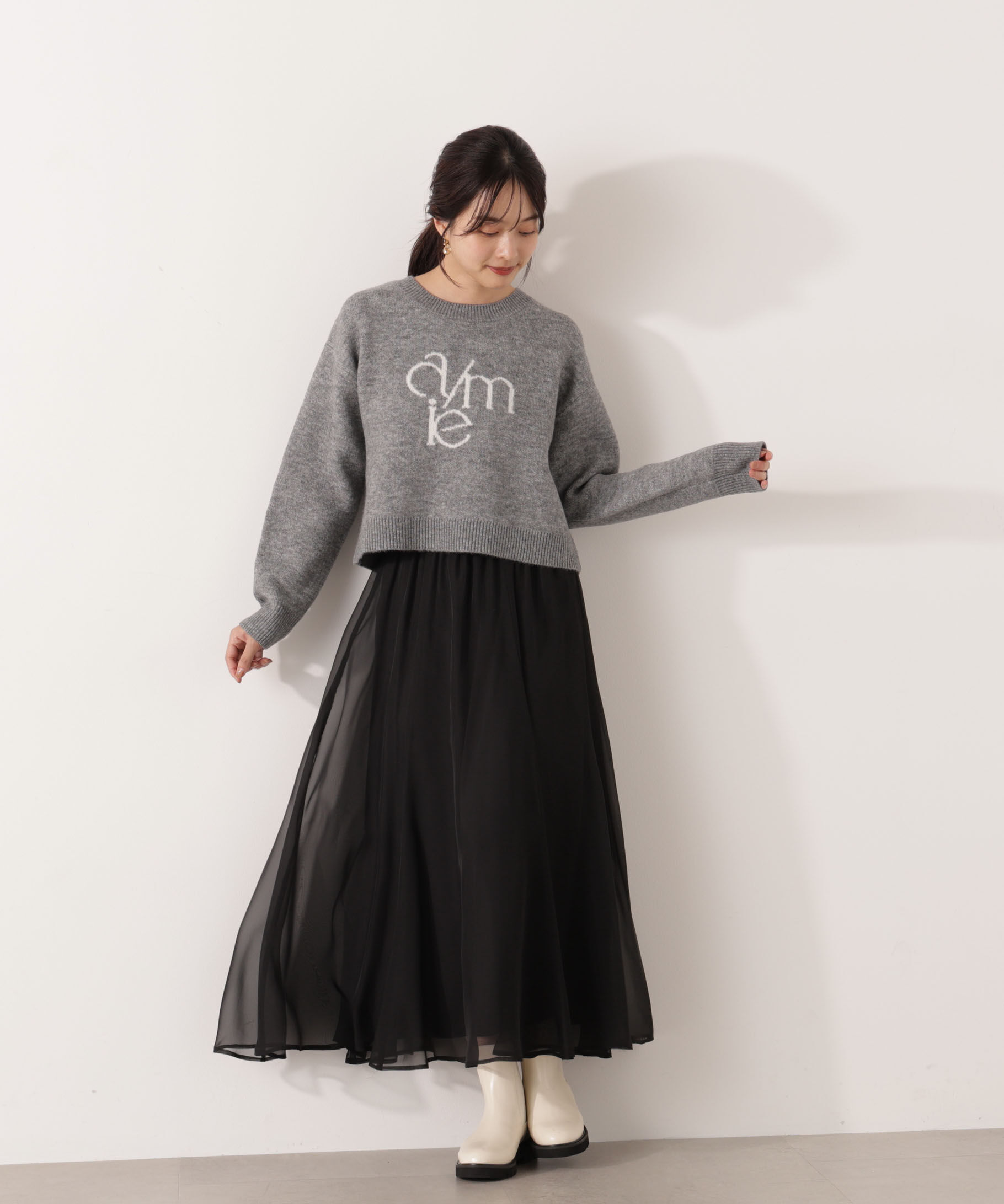 PROPORTION BODY DRESSING「ロゴニット 25AW」|ニット・セーター|