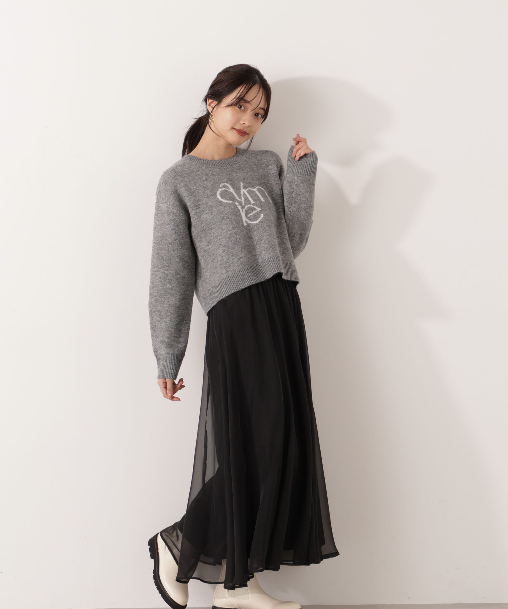 PROPORTION BODY DRESSING「ロゴニット 25AW」|ニット・セーター|