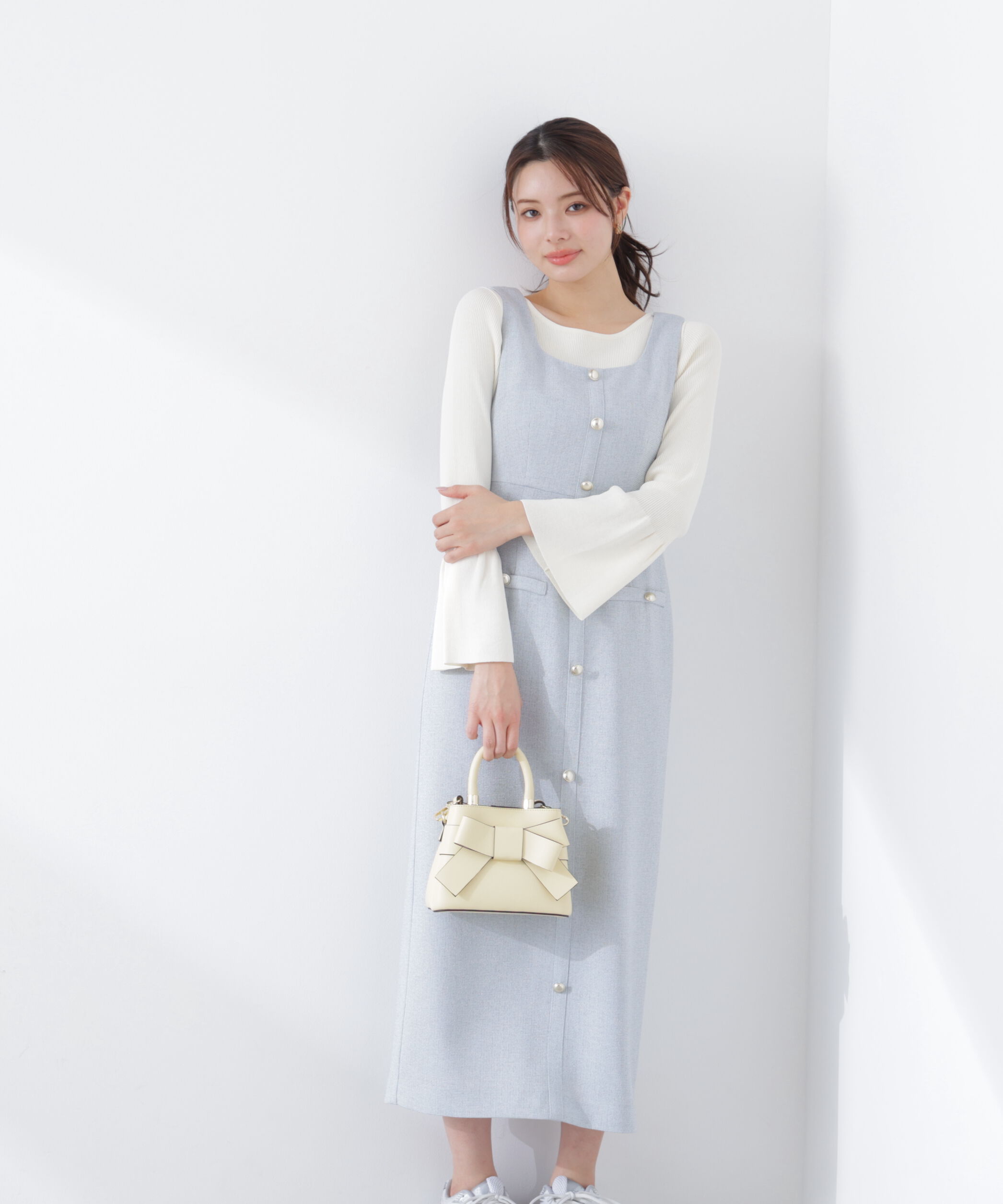 PROPORTION BODY DRESSING「スプリングツイードジャンスカ　26SS」|ワンピース|