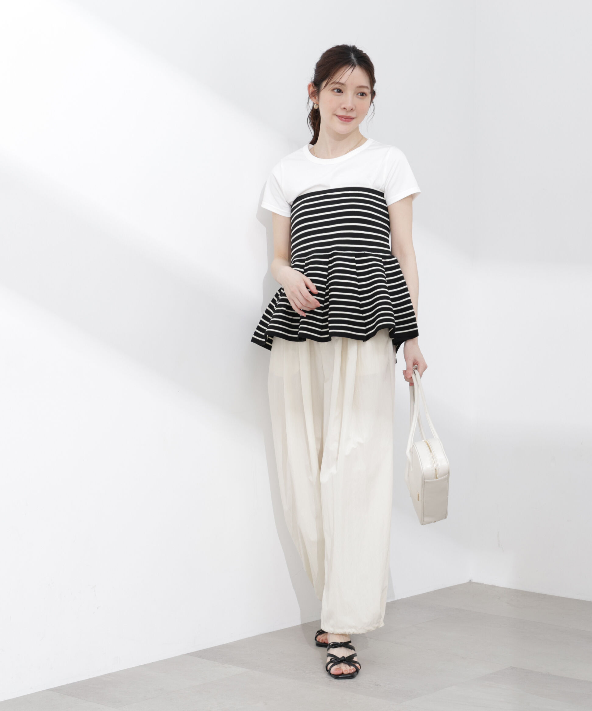PROPORTION BODY DRESSING「〈a/mie〉ナイロンタックパンツ 26SS」|その他|