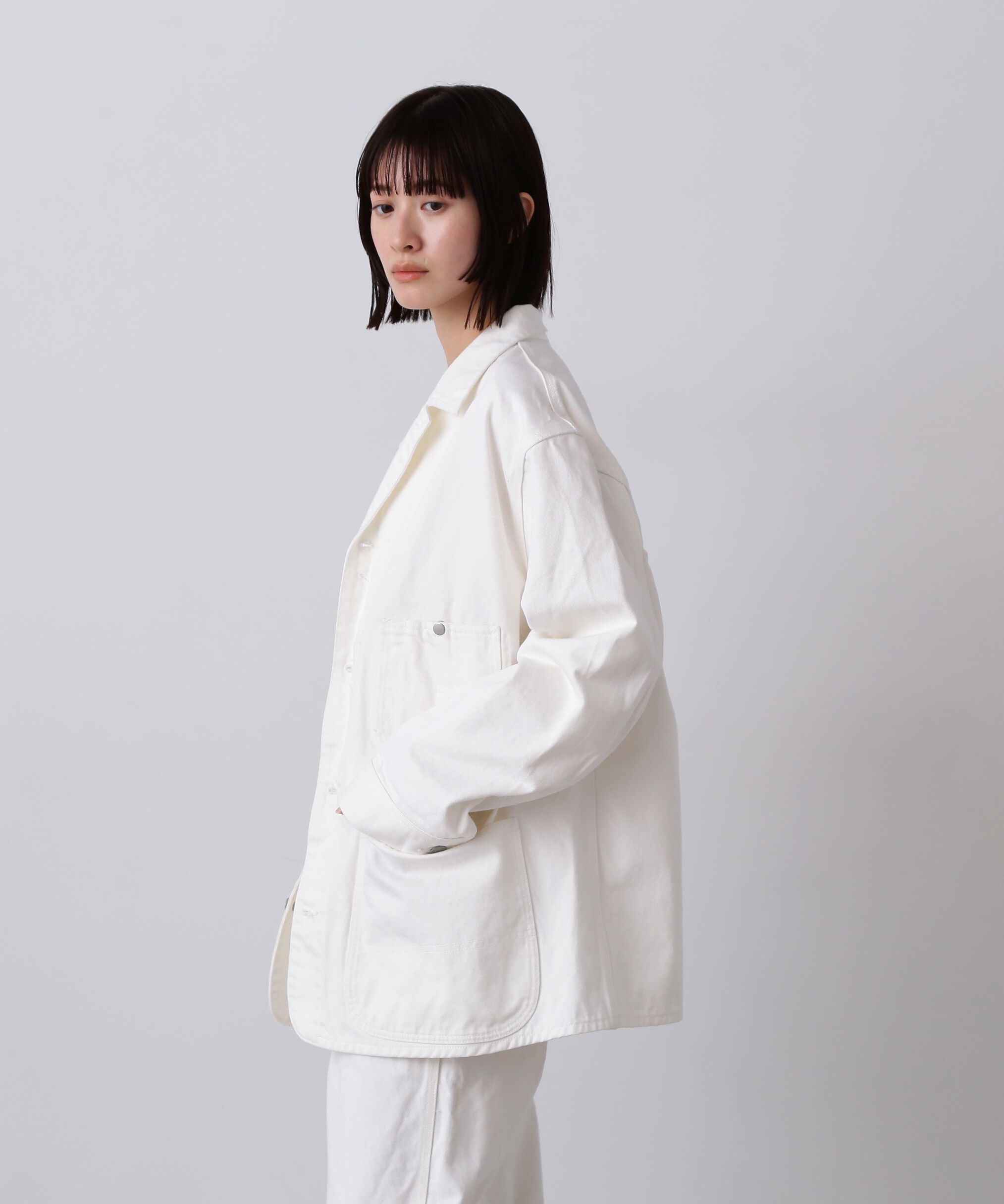 YLEVE 「Ｙ / 13oz ORGANIC COTTON DENIM COVERALL JACKET」|ブルゾン・スタジャン|