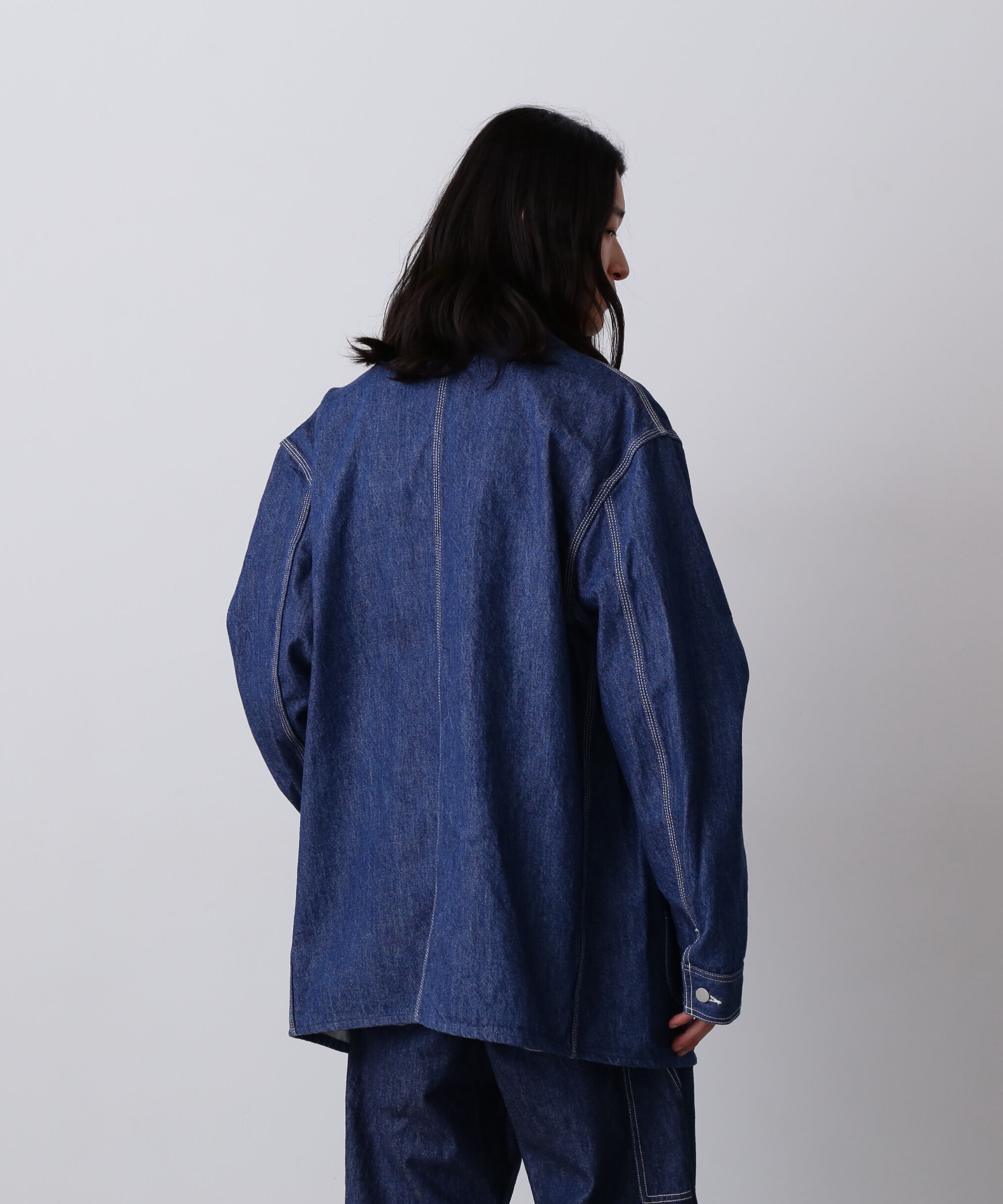 YLEVE 「Ｙ / 13oz ORGANIC COTTON DENIM COVERALL JACKET」|ブルゾン・スタジャン|