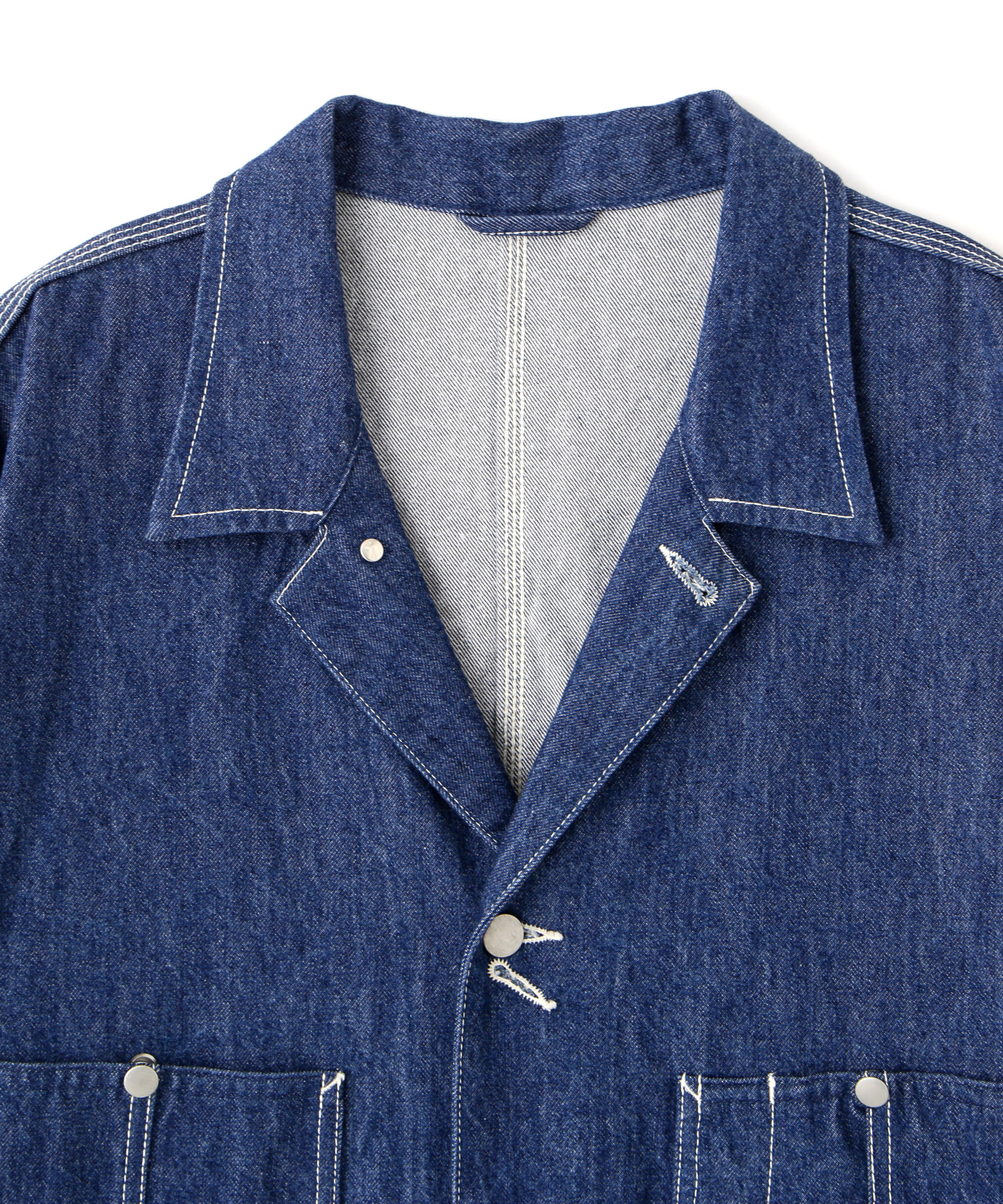 YLEVE 「Ｙ / 13oz ORGANIC COTTON DENIM COVERALL JACKET」|ブルゾン・スタジャン|