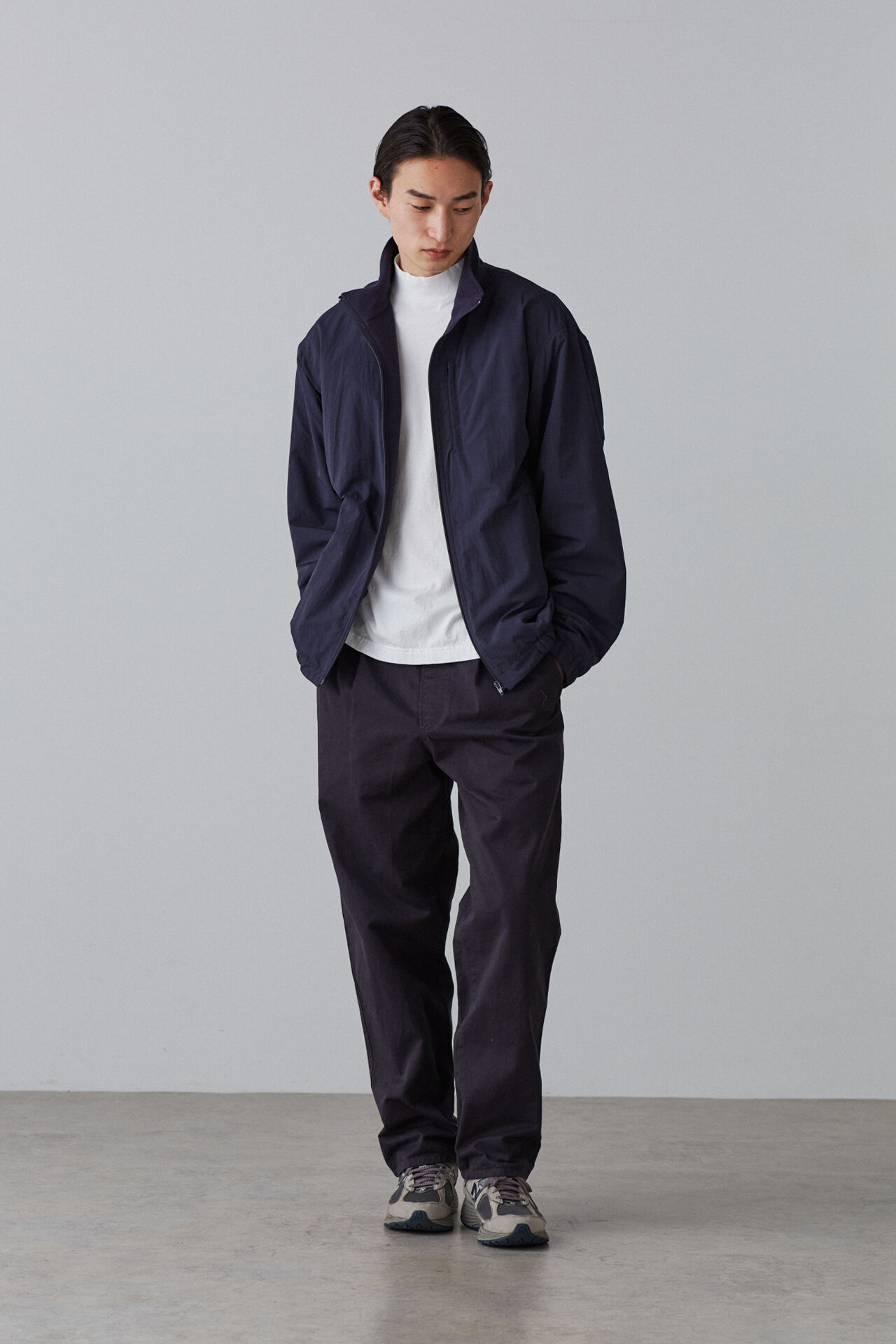 YLEVE 「Ｙ / RECYCLE NYLON TAFFETA / RECYCLE POLYESTER FLEECE BZ」|ブルゾン・スタジャン|