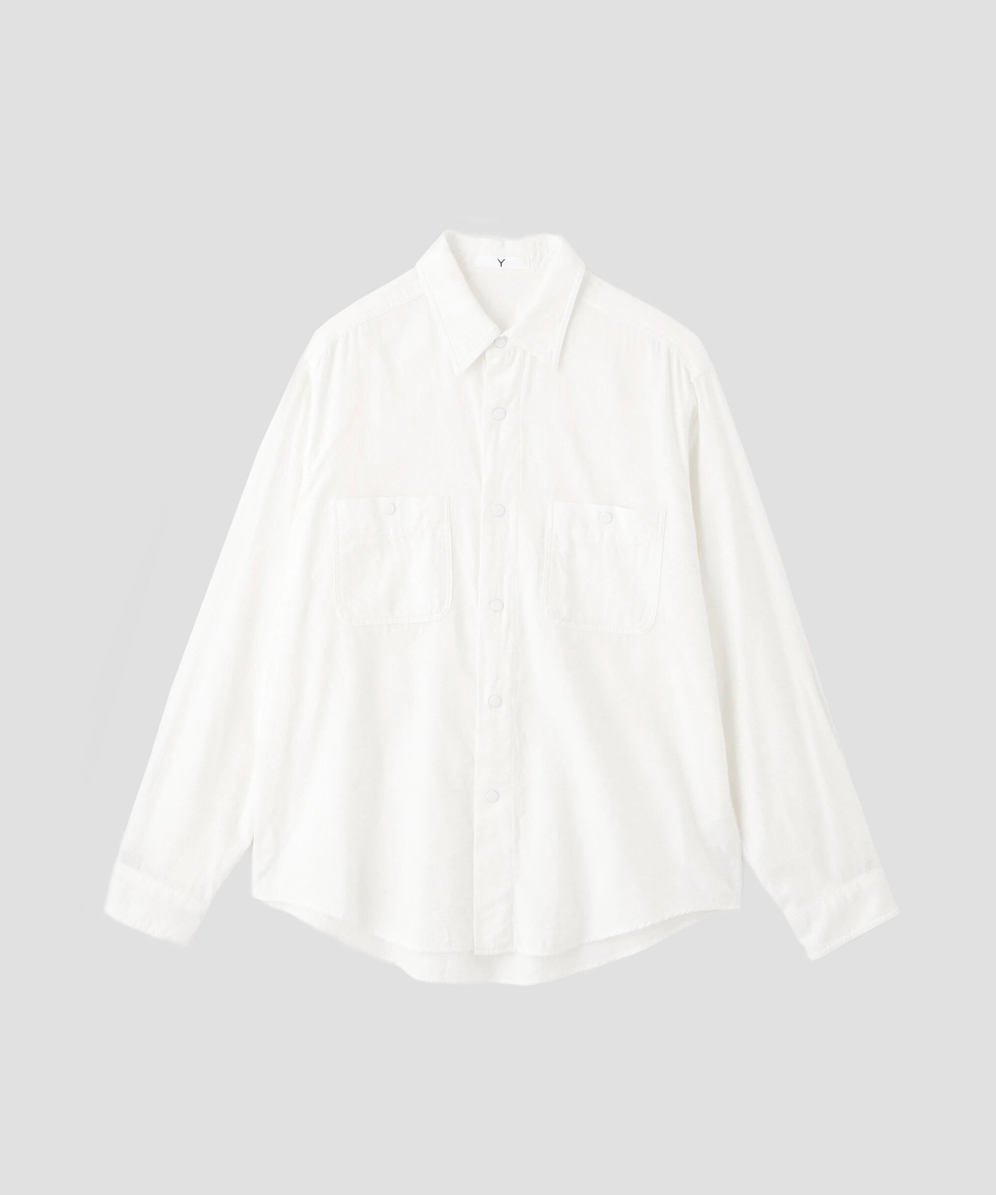 YLEVE 「Ｙ /  BRUSHED ORGANIC COTTON TENCEL SNAP SHIRT」|シャツ・ブラウス|