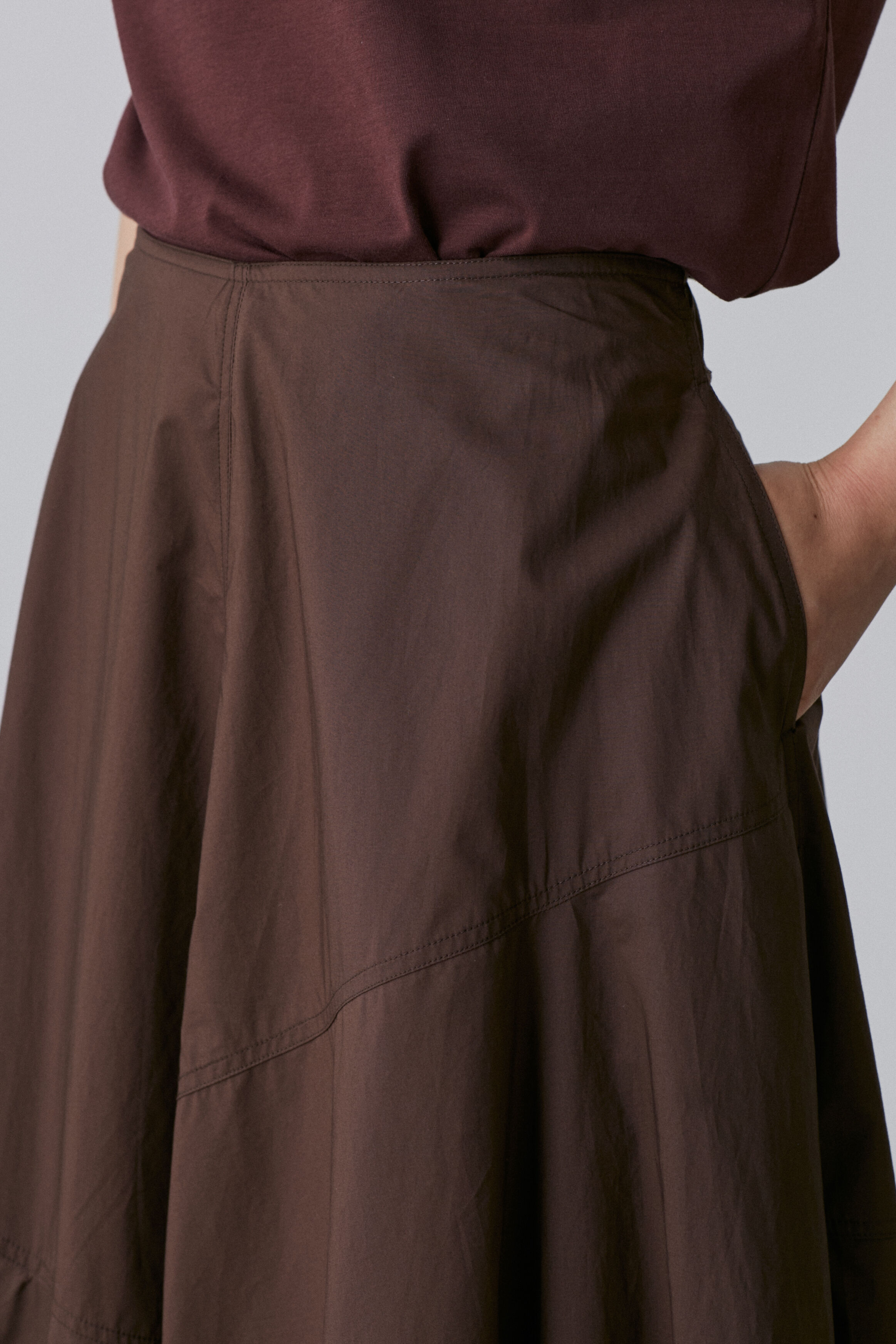 YLEVE 「YLEVE / SUVIN COTTON TYPEWRITER SKIRT」|スカート|