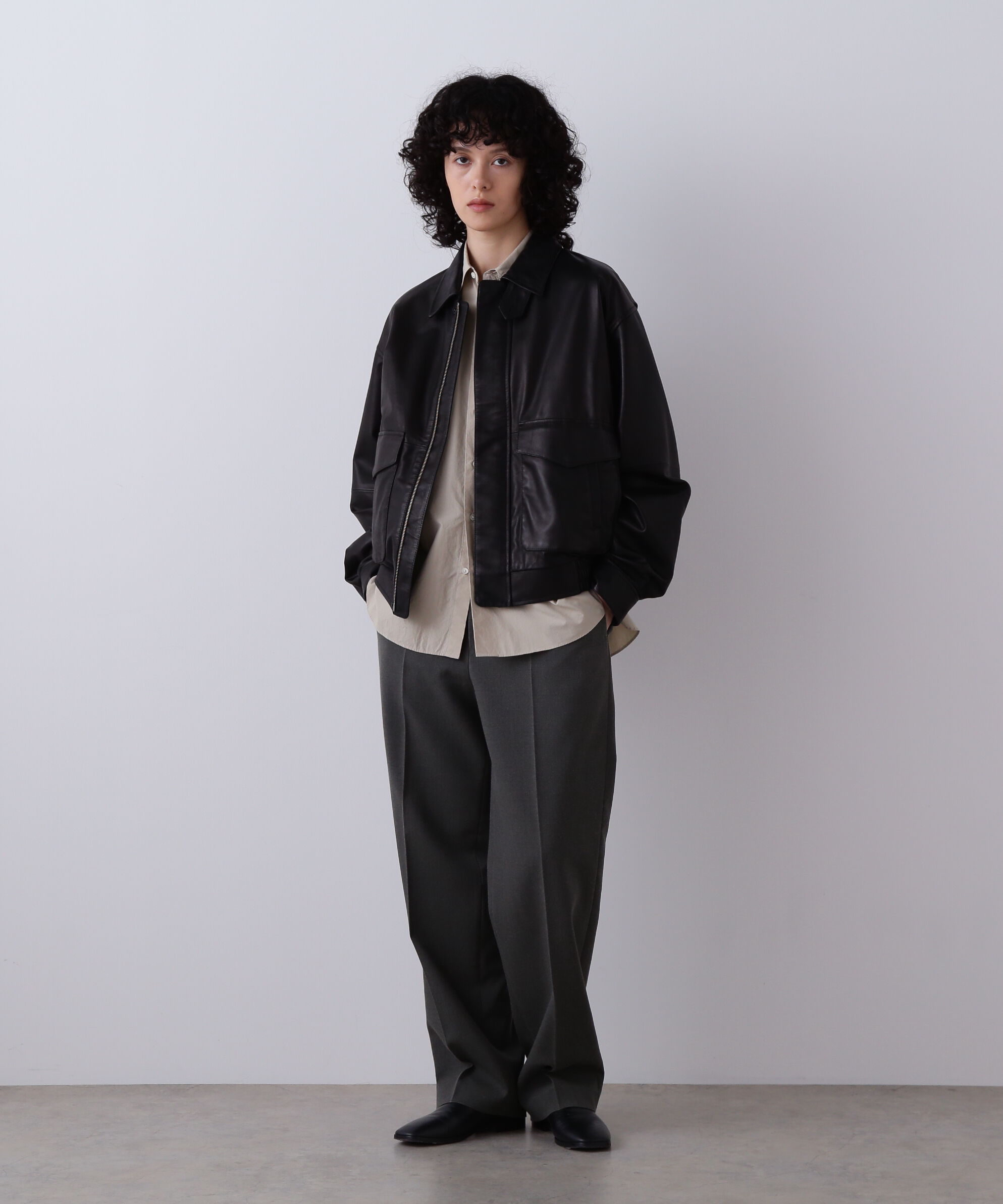 YLEVE 「YLEVE / COTTON SILK TYPEWRITER SHIRT」|シャツ・ブラウス|