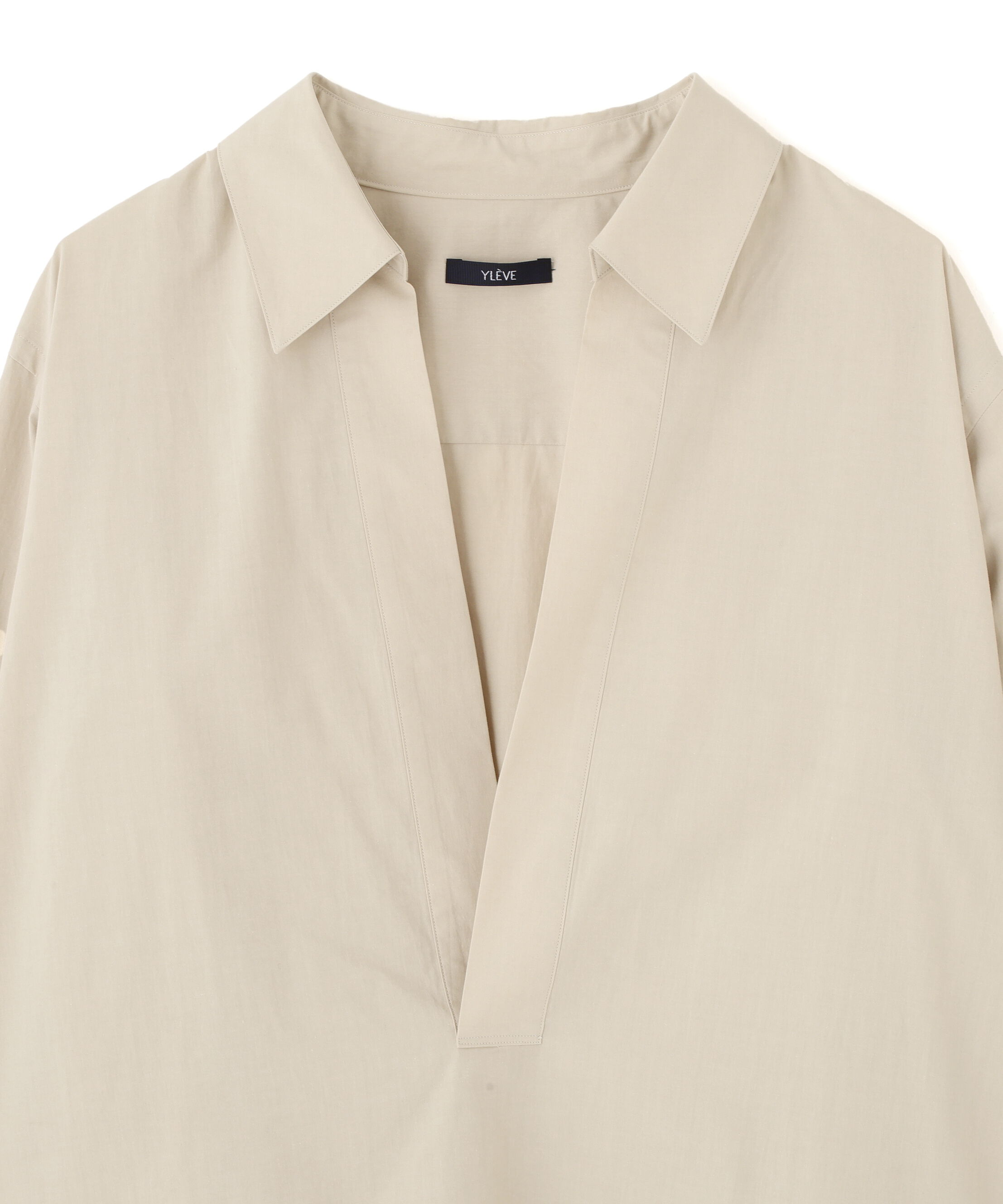 YLEVE 「YLEVE / COTTON SILK TYPEWRITER SKIPPER SHIRT」|シャツ・ブラウス|