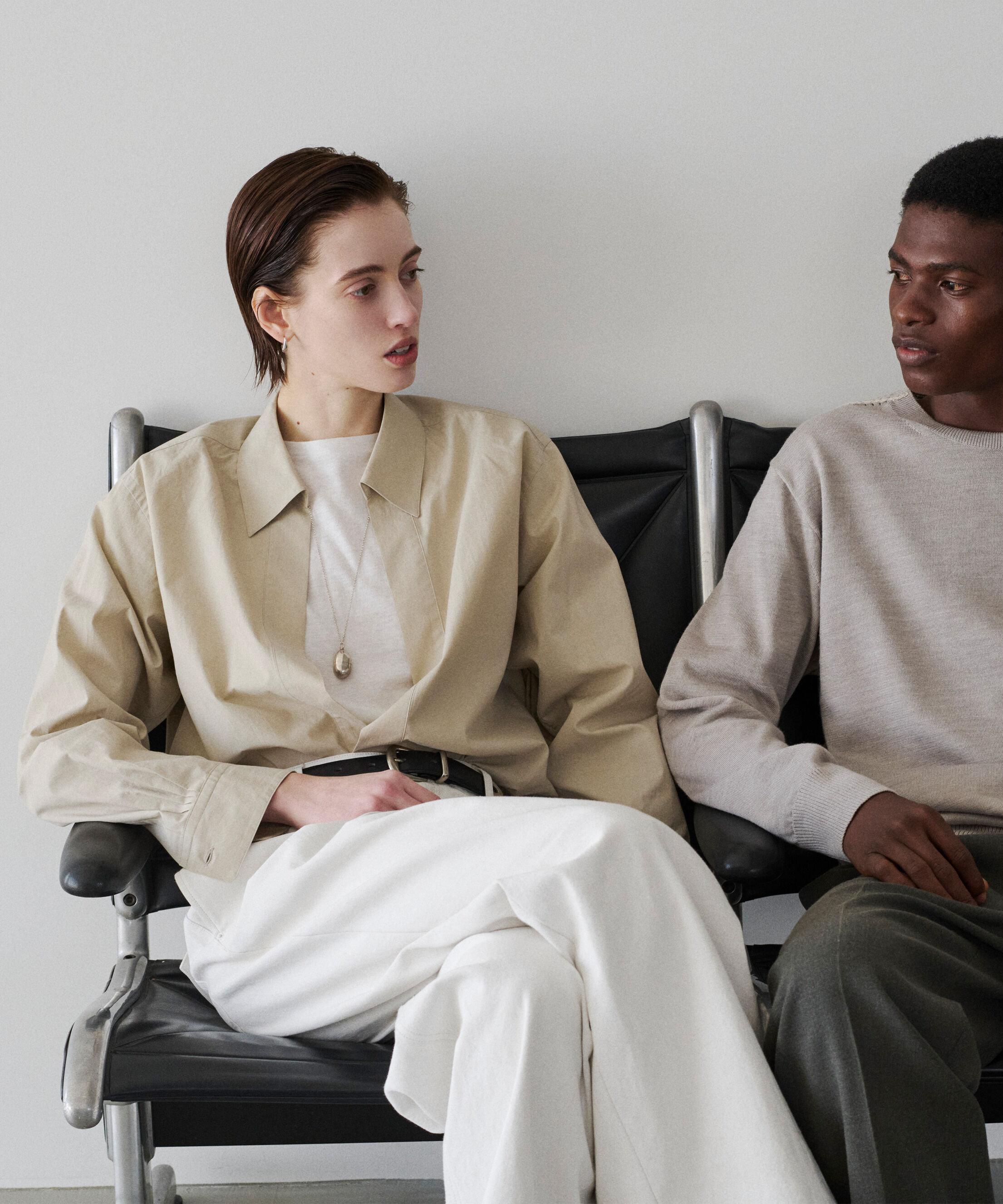 YLEVE 「YLEVE / COTTON SILK TYPEWRITER SKIPPER SHIRT」|シャツ・ブラウス|