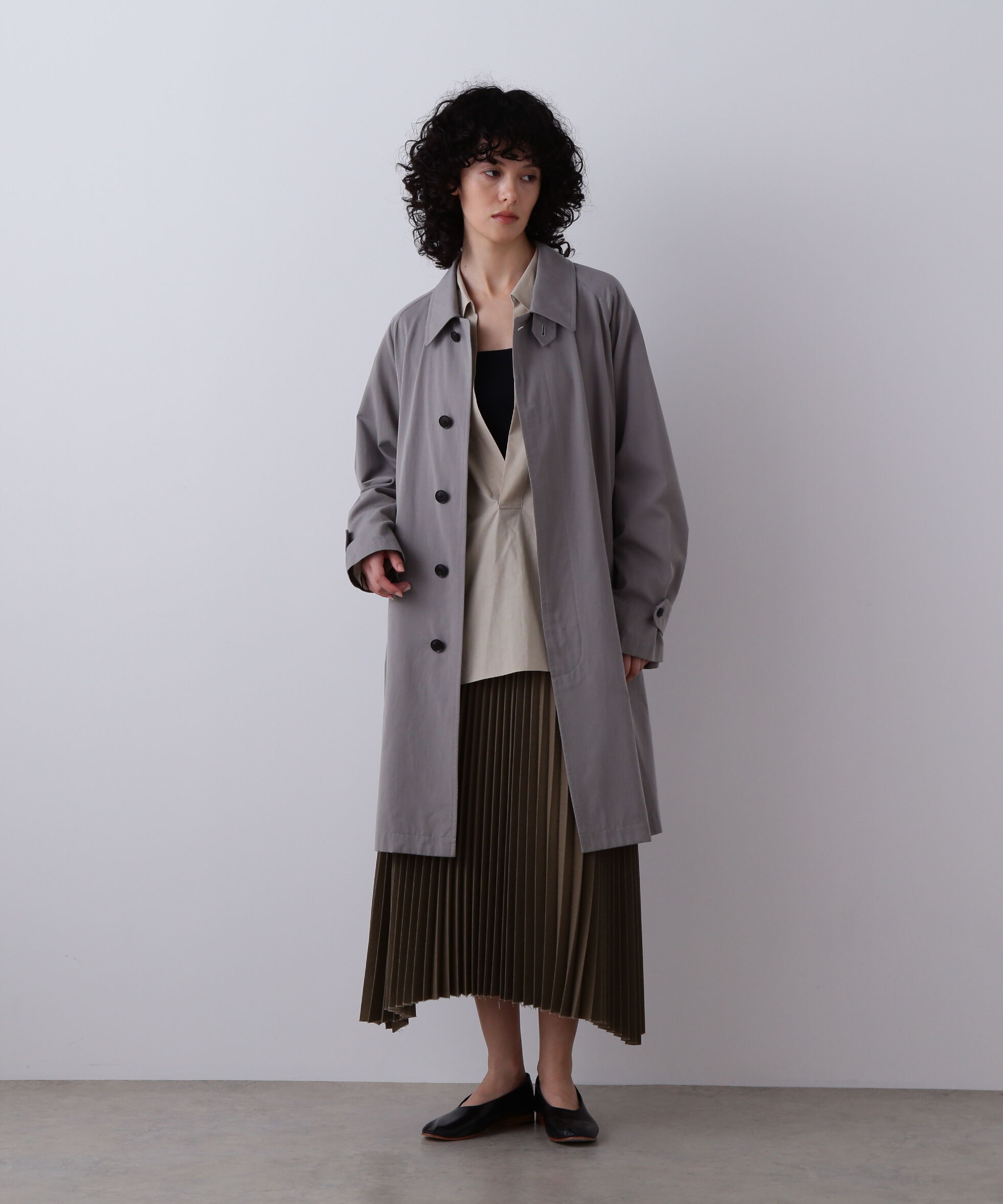 YLEVE 「YLEVE / COTTON SILK TYPEWRITER SKIPPER SHIRT」|シャツ・ブラウス|