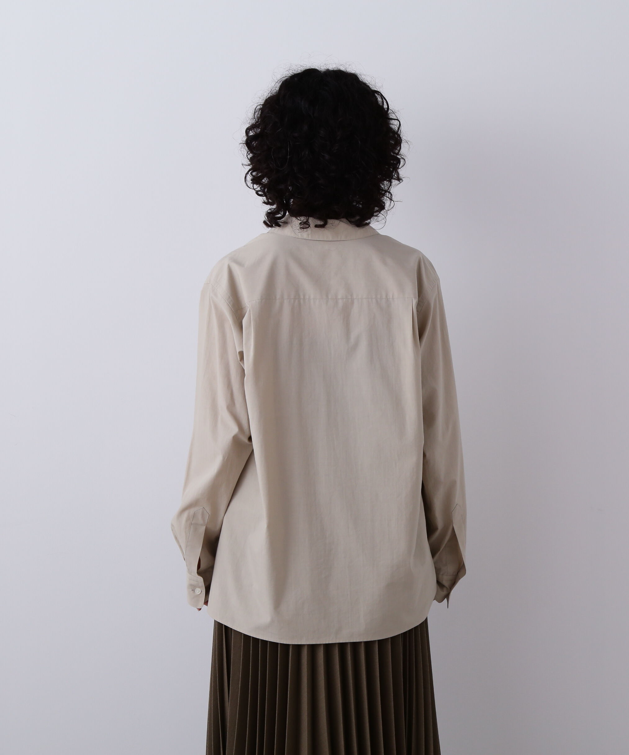 YLEVE 「YLEVE / COTTON SILK TYPEWRITER SKIPPER SHIRT」|シャツ・ブラウス|