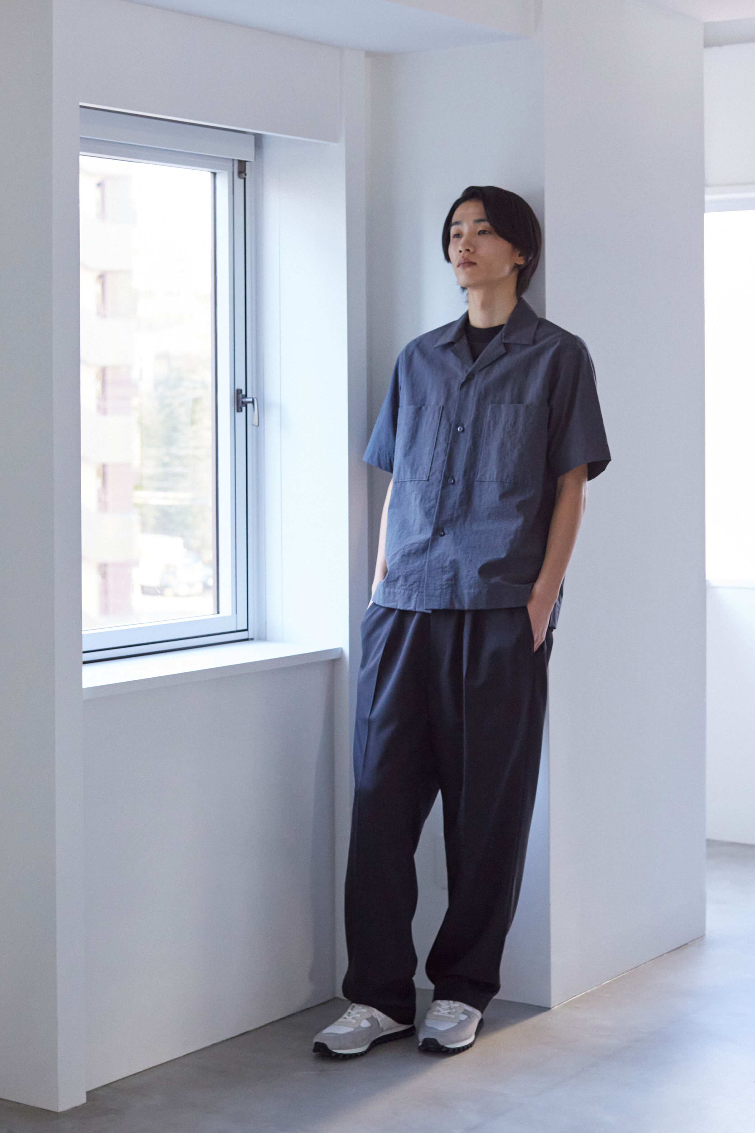 YLEVE 「[限定] YLEVE / COTTON NYLON WASHER SHIRT」|シャツ・ブラウス|