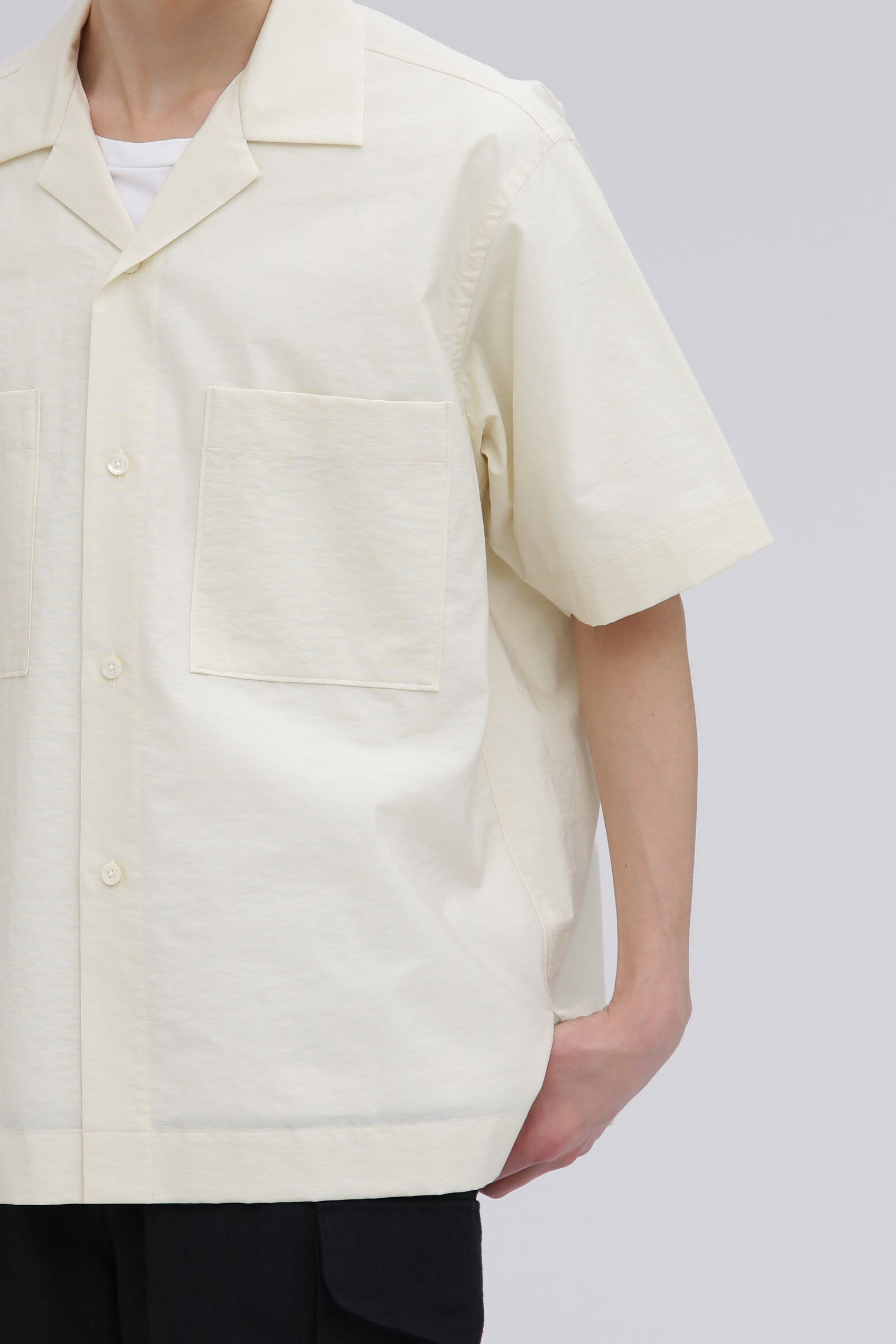 YLEVE 「[限定] YLEVE / COTTON NYLON WASHER SHIRT」|シャツ・ブラウス|
