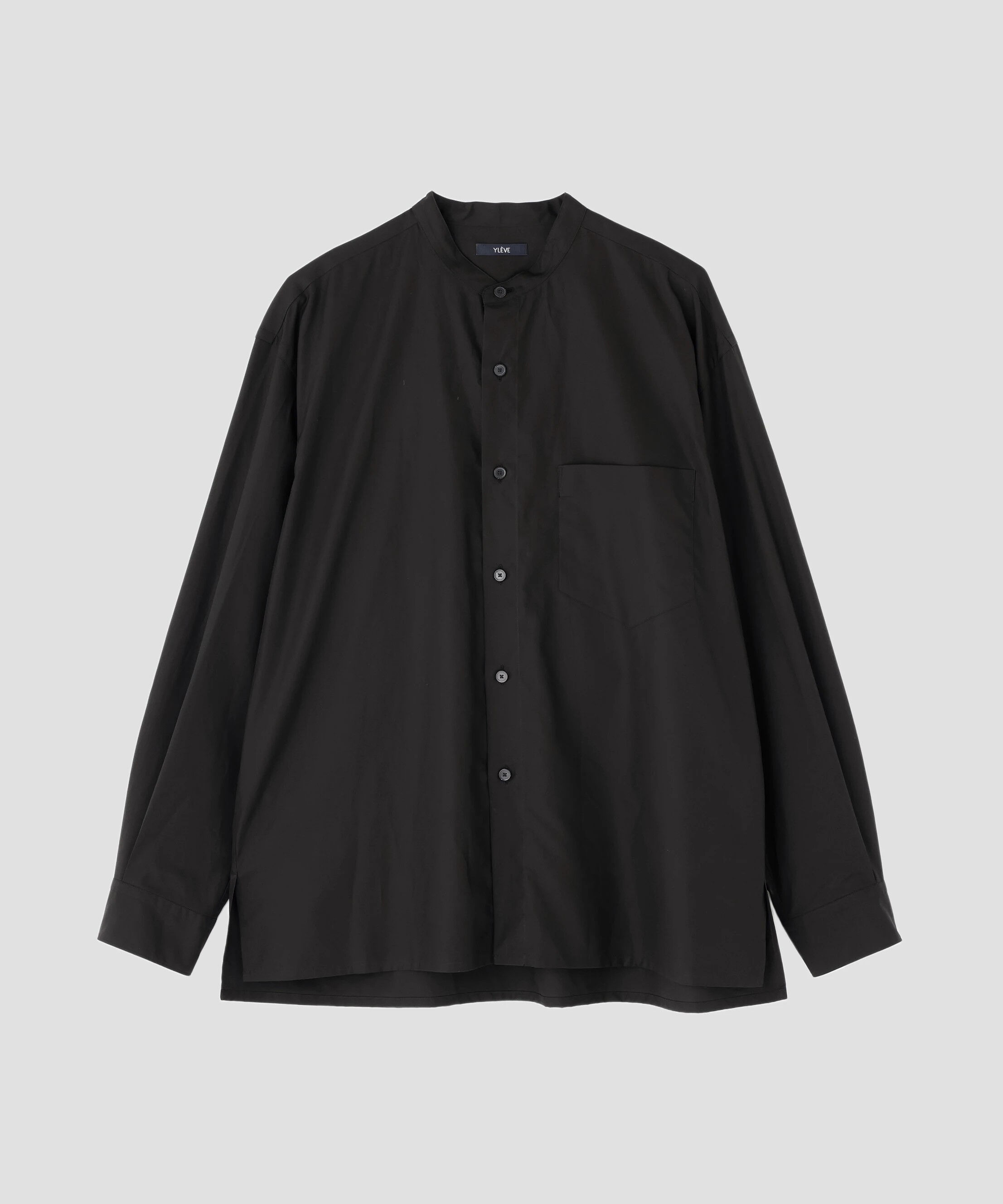 YLEVE 「YLEVE / FINX COTTON WEATHER SHIRT」|シャツ・ブラウス|ブラック