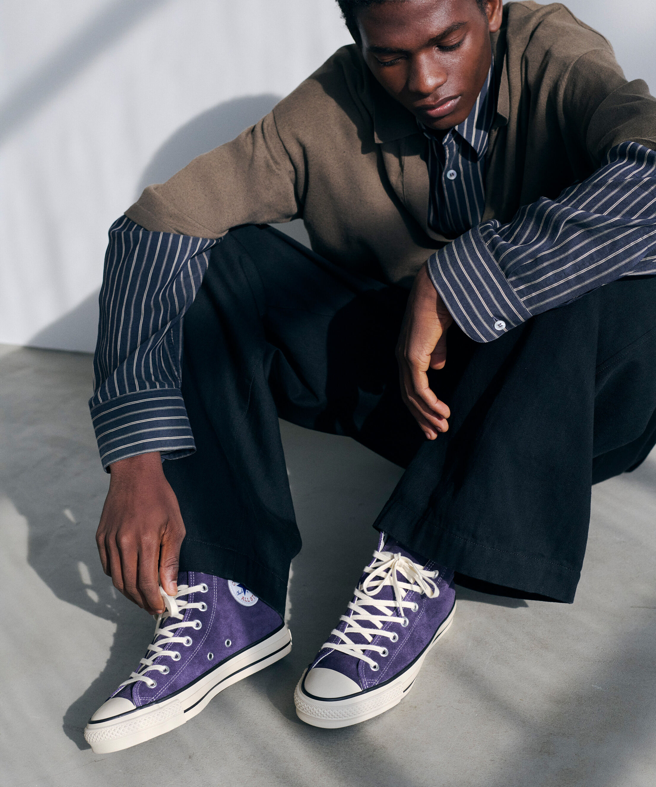 YLEVE 「YLEVE / COTTON LINEN KNIT SKIPPER POLO」|ニット・セーター|