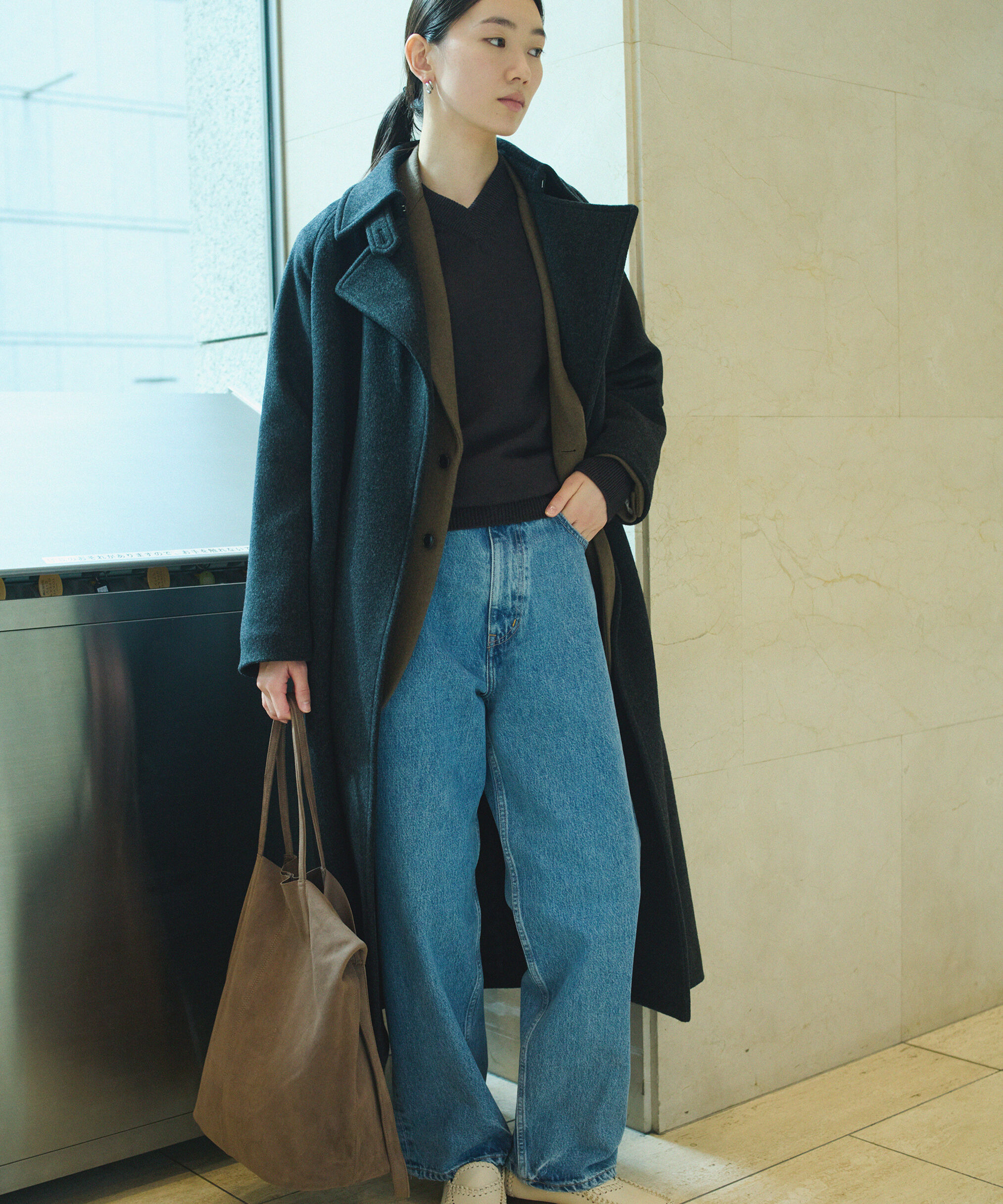 YLEVE 「[限定]YLEVE / SUPER120'S WOOL SHARM BEAVER COAT」|その他|