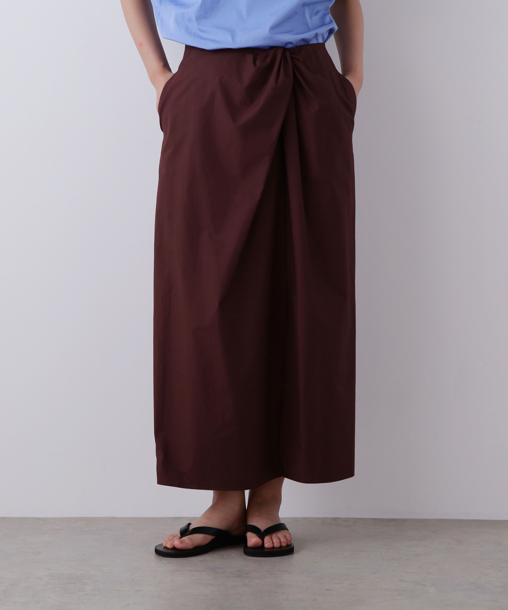 YLEVE 「YLEVE / FINX COTTON WEATHER SKIRT」|スカート|