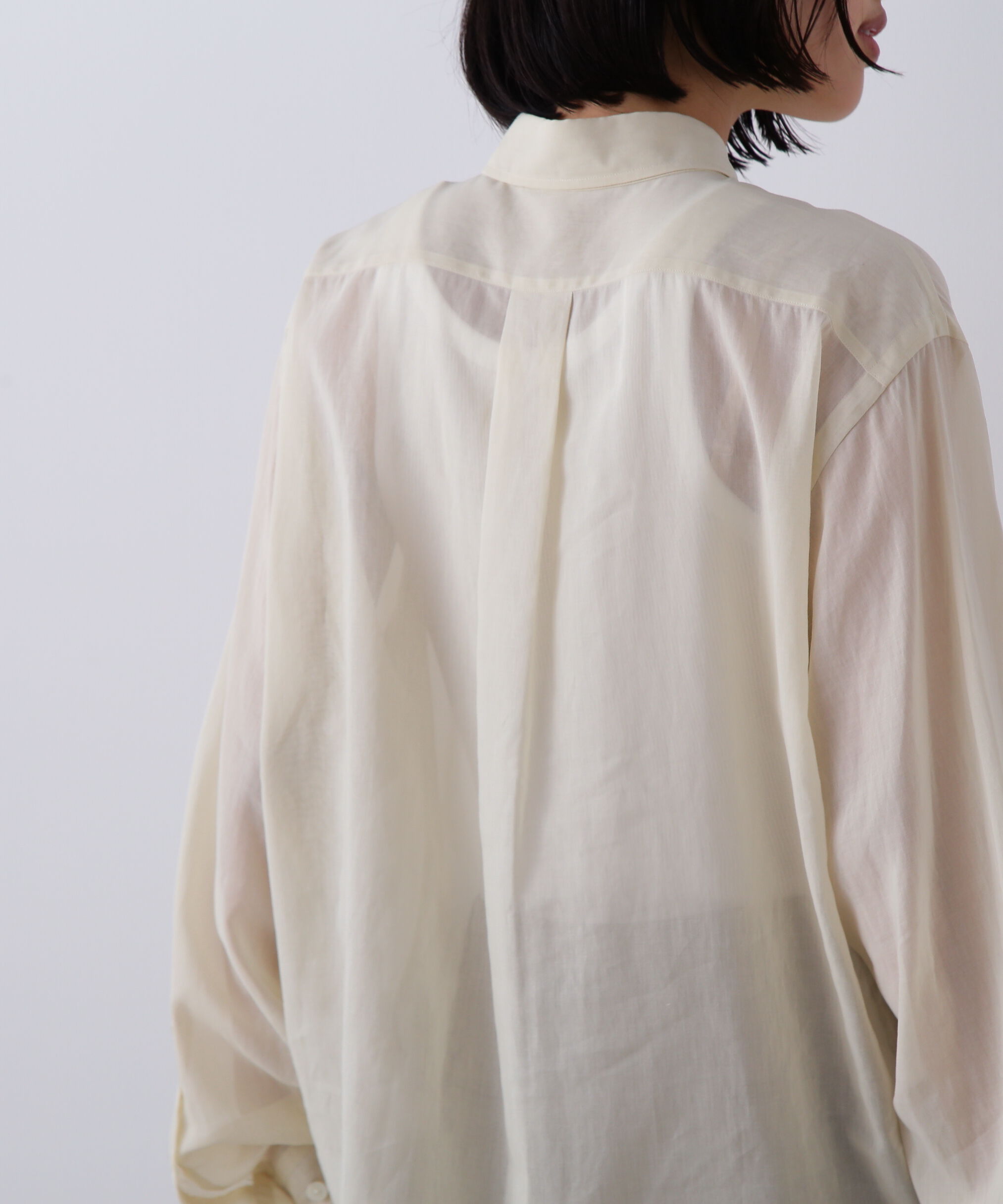 YLEVE 「YLEVE / COTTON VOILE LAWN LONG SLEEVE SHIRT」|シャツ・ブラウス|