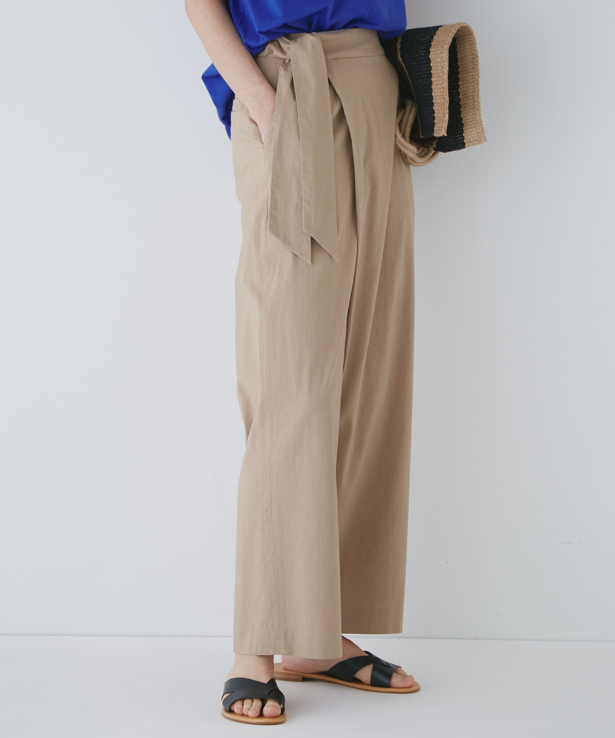  「◆ラップ風パンツ」|その他|ベージュ